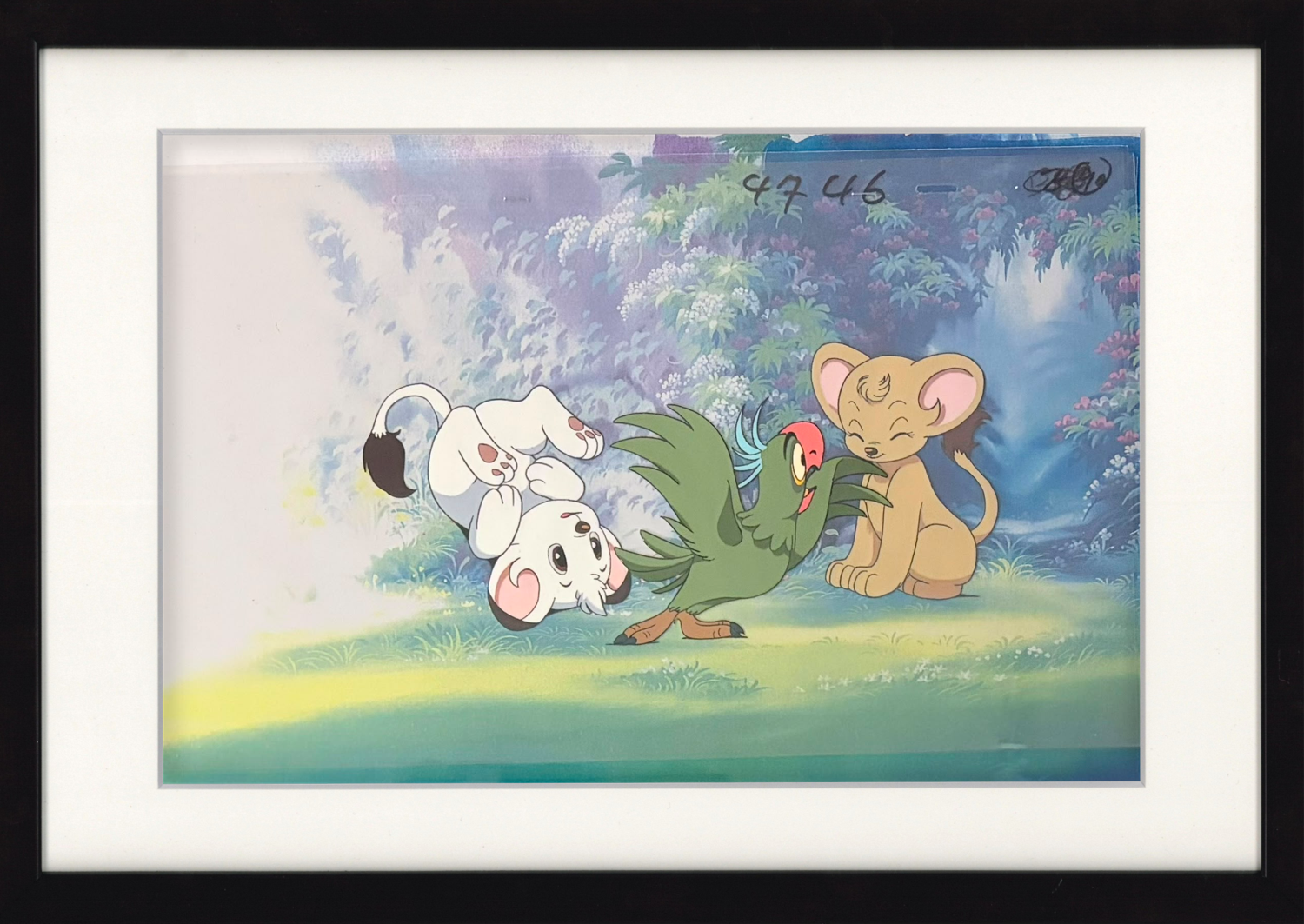 Jungle Emperor Leo (1997) Original Cel, Douga and Background Copy