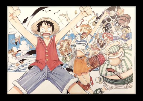 ONE PIECE Limited Reproduction (Luffy, Nami, Shanks and others