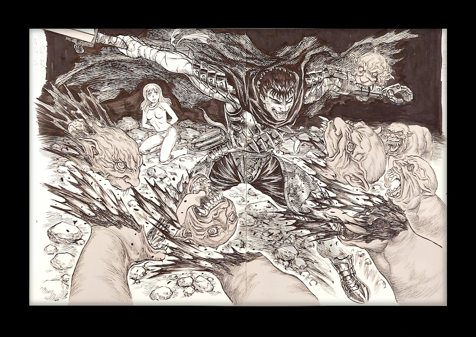 Berserk Limited Reproduction (Guts) – Japanime Art Gallery