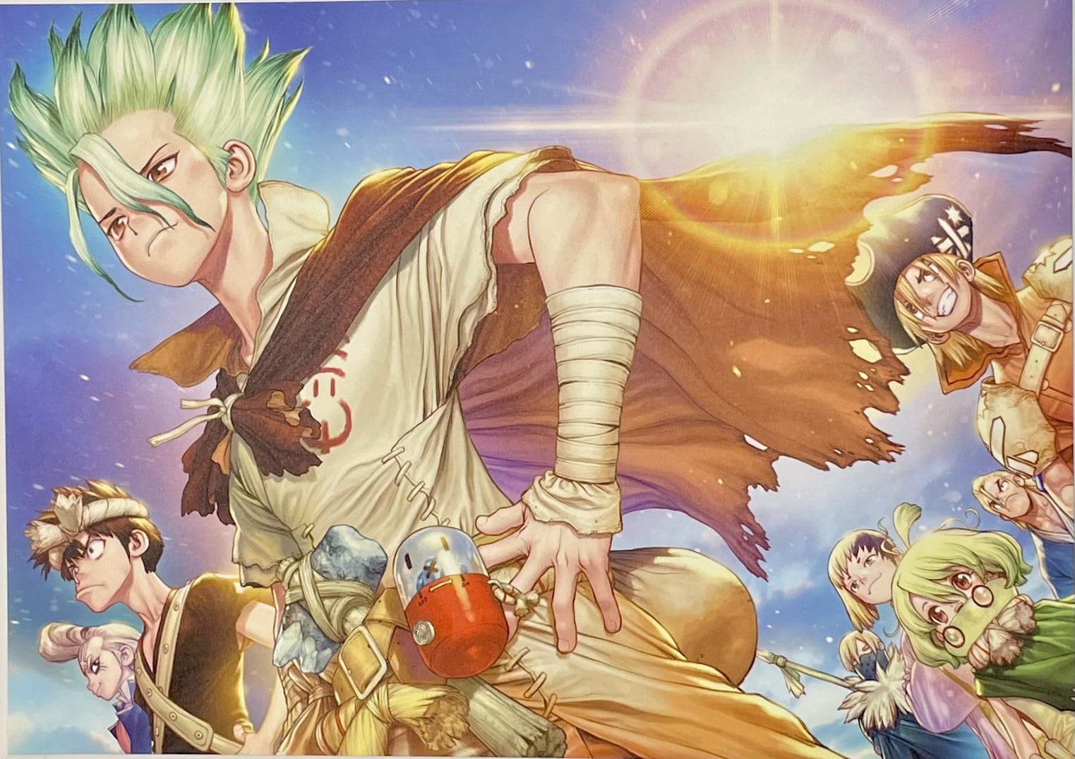Dr.STONE 新石紀限量複製品（千空、西瓜、淺霧幻、克羅姆、龍水