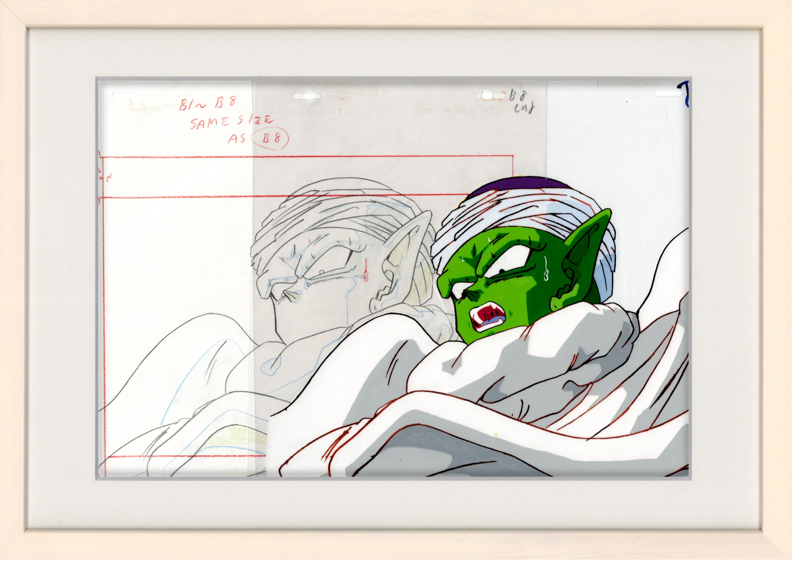 Dragonball Original Cel and Drawing (Piccolo)