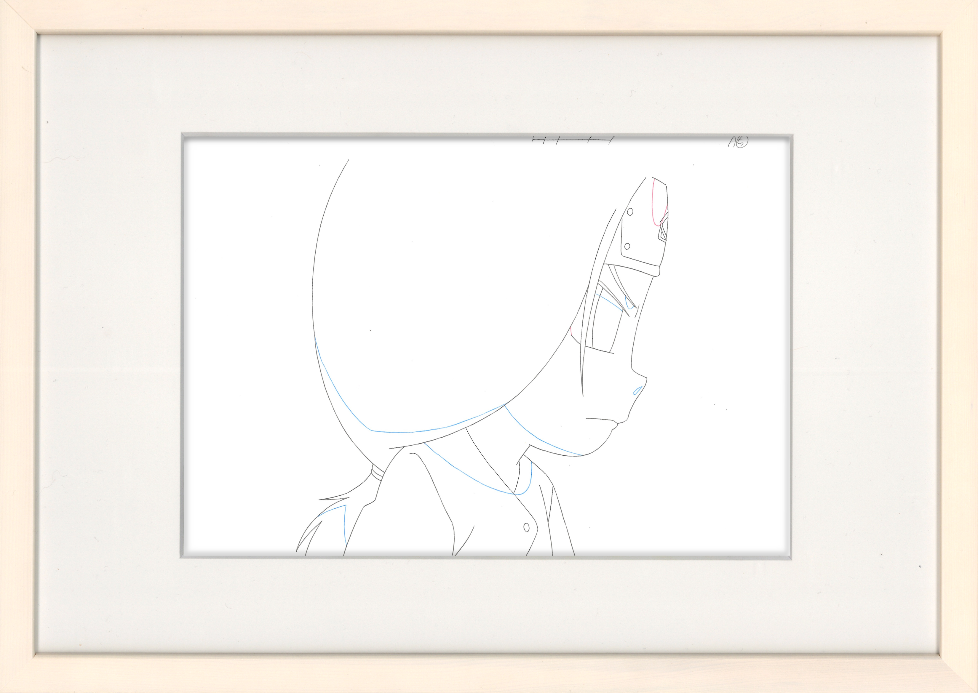 Naruto Original Sketch (Neji) 2 pages Set