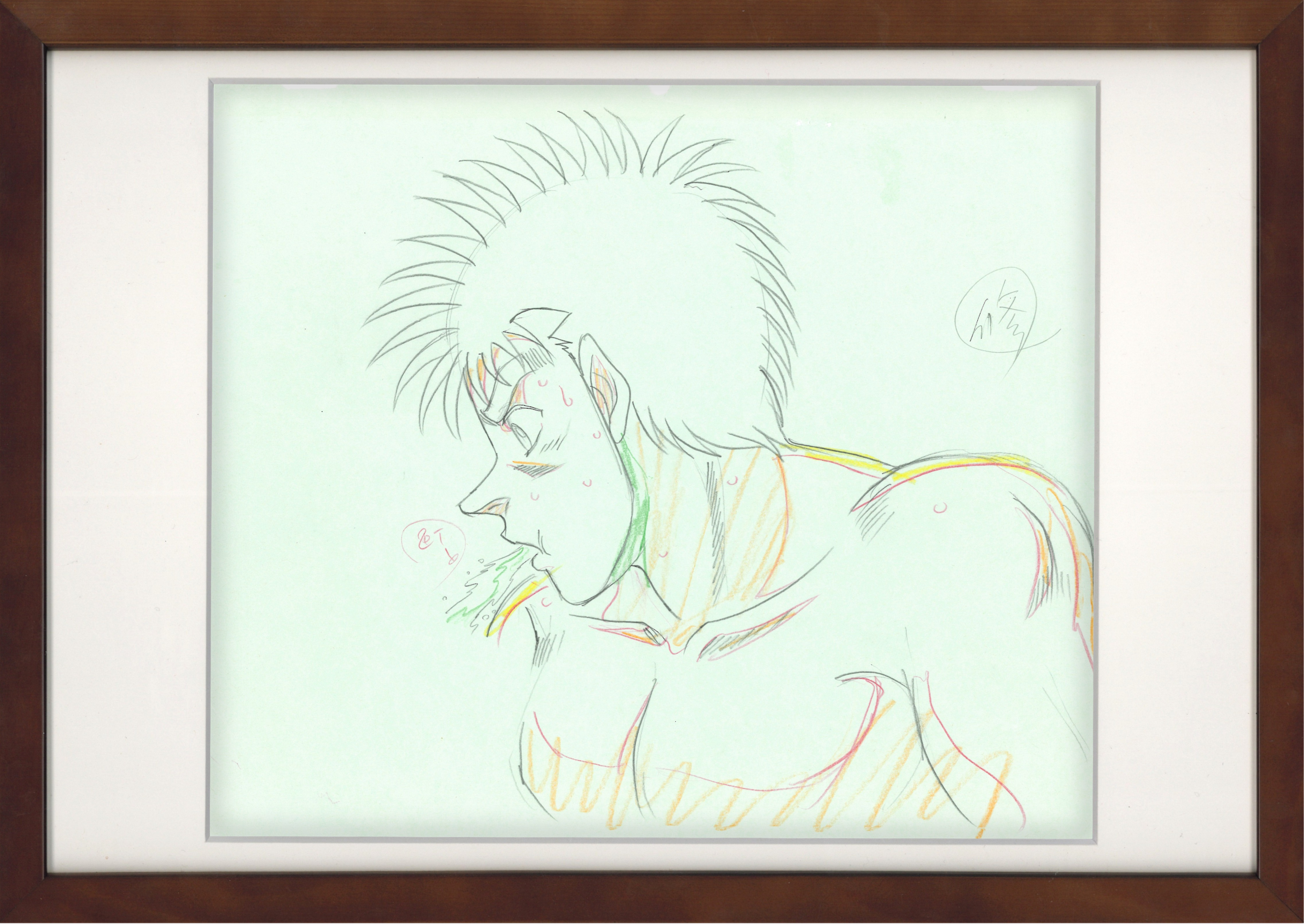 Dibujo original de 3 páginas de Hajime no Ippo (Ippo Makunouchi)