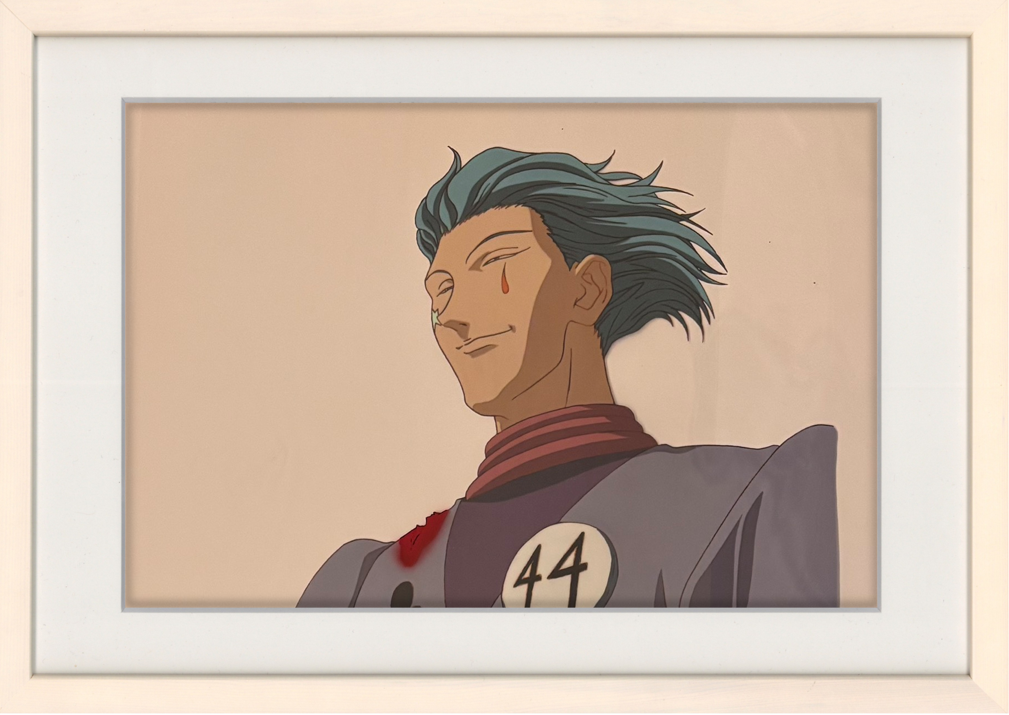 Hunter x Hunter Original Cel, Sketch and Background (Hisoka)