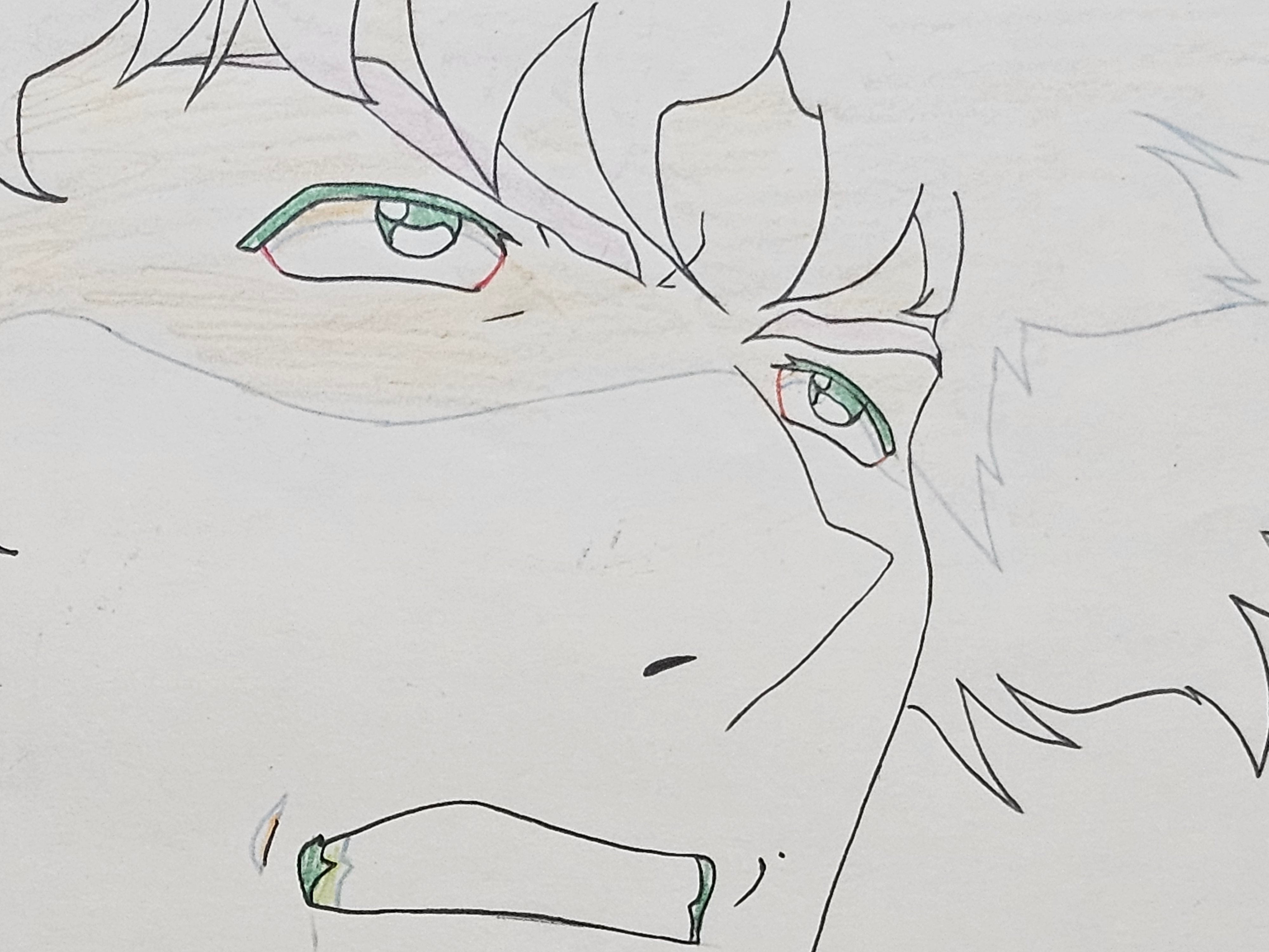 Cowboy Bebop Original Sketch (Spike Spiegel)