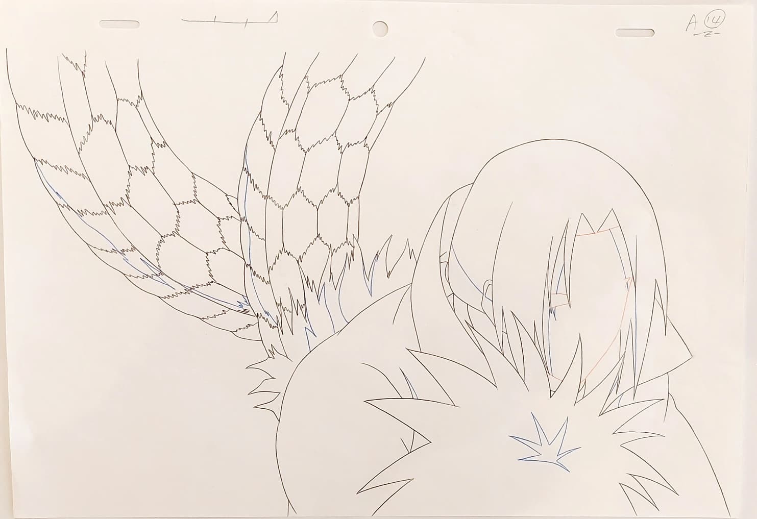 Naruto Original Sketch (Itachi) 2 pages Set