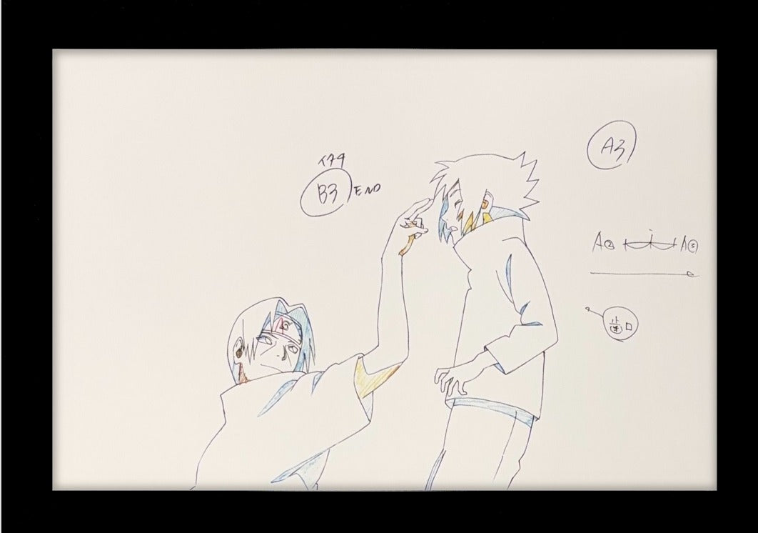 Reproducción limitada de Naruto Shippuden (Sasuke Uchiha & Itachi Uchiha)