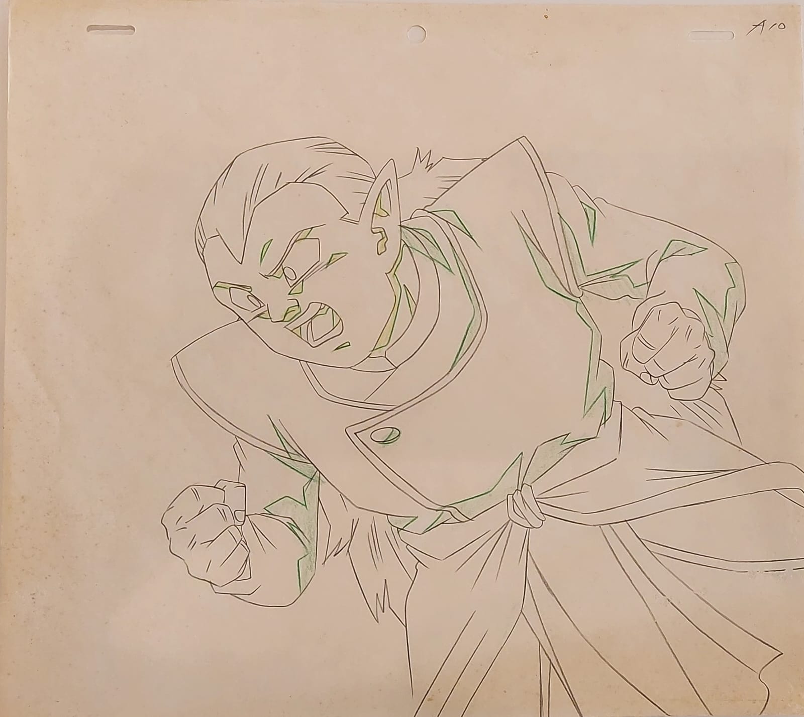 Dragonball GT Original Sketches (Goku & Kibito Kai)