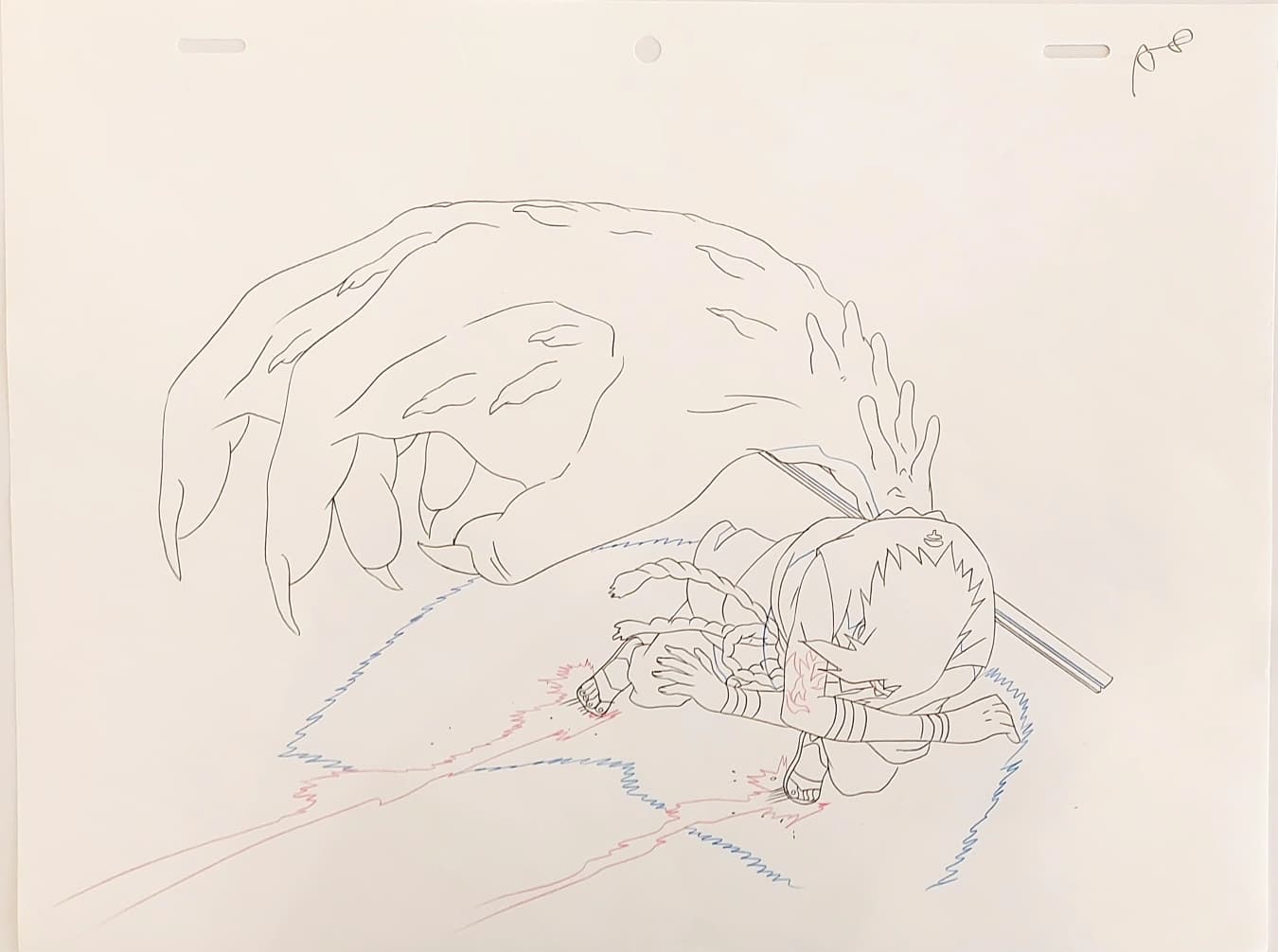 Naruto Original Sketch (Sasuke)