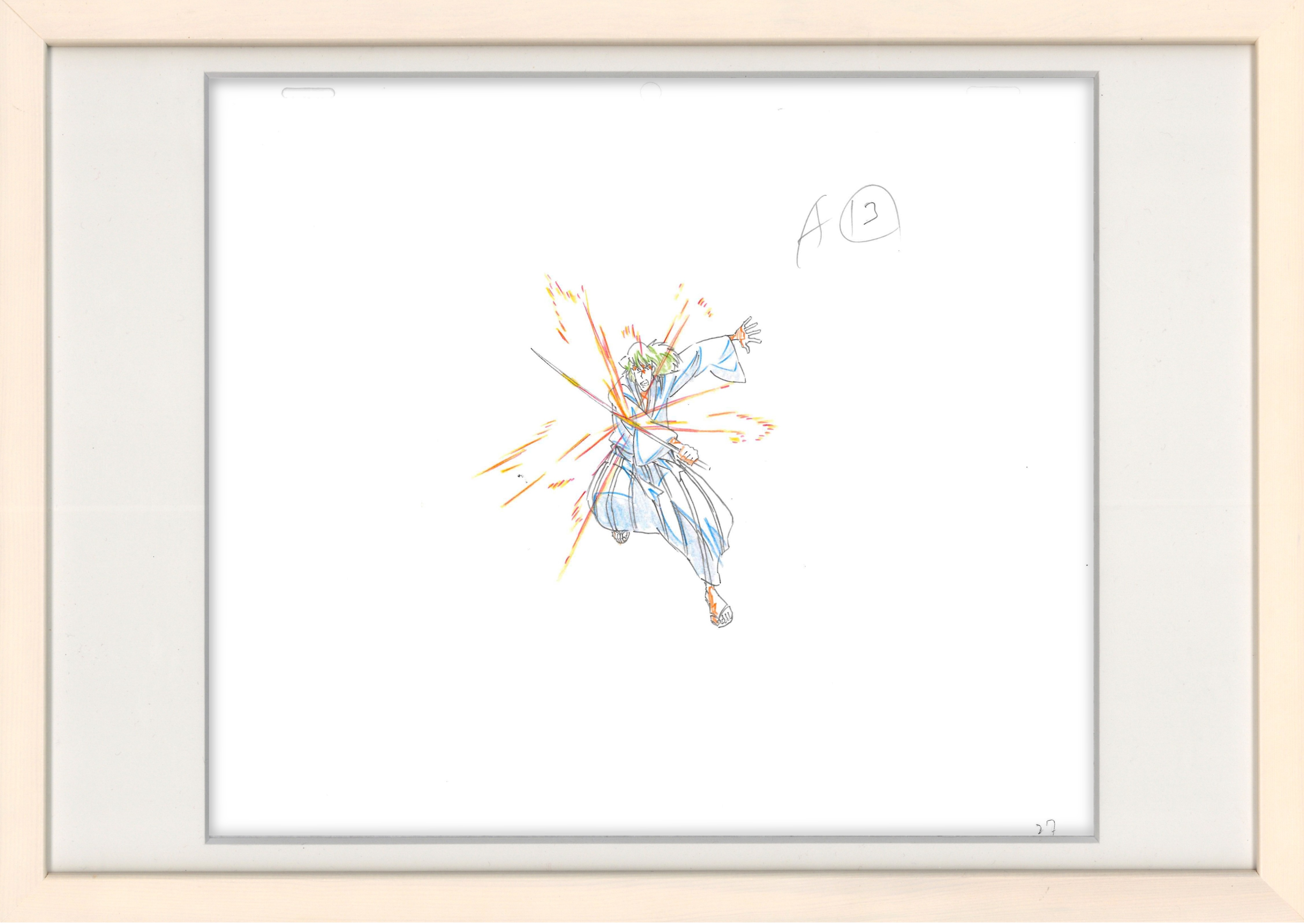 Lupin The Third: Angel Tactics Original Genga (Goemon Ishikawa)