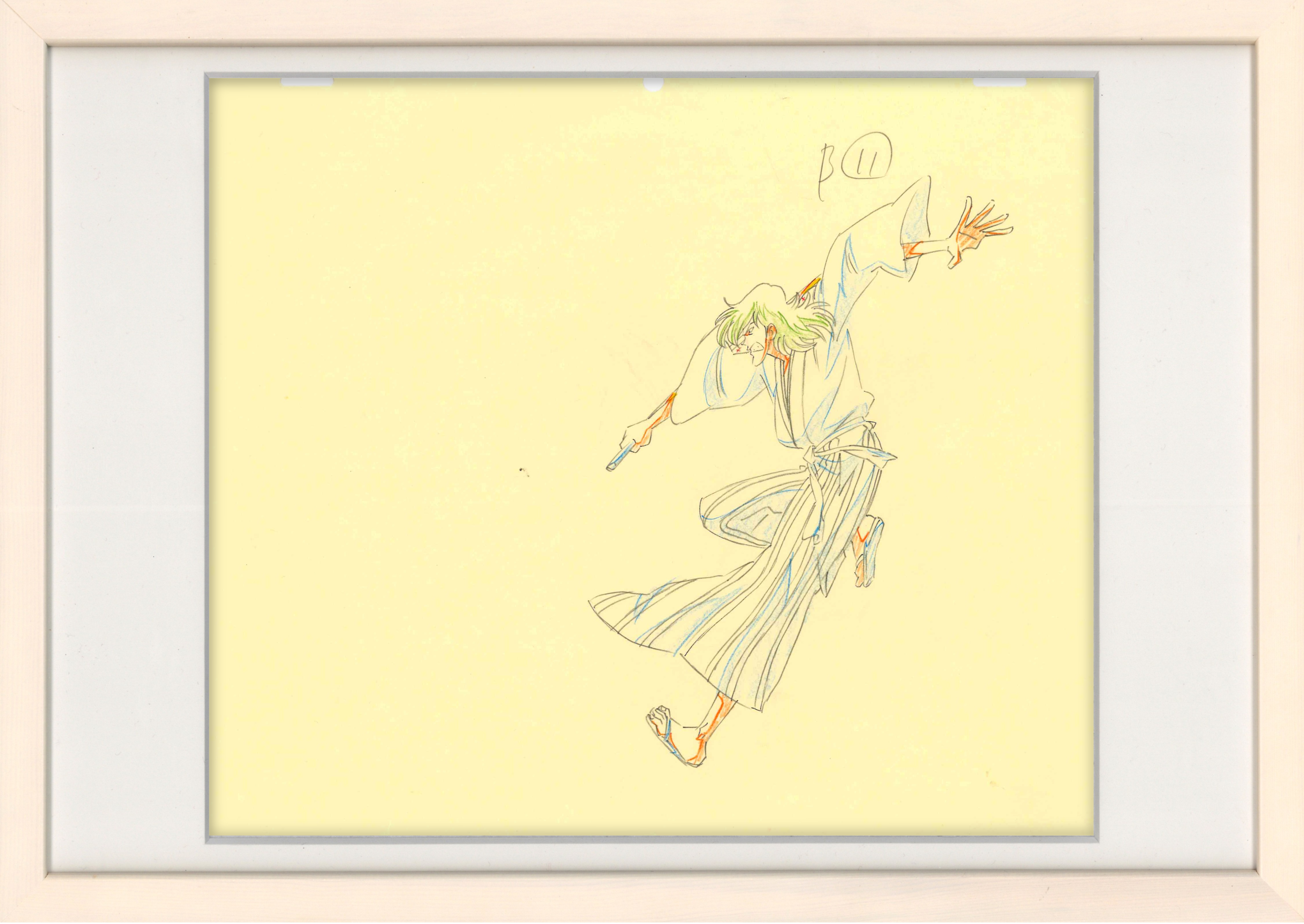 Lupin The Third: Angel Tactics Original Genga (Goemon Ishikawa)