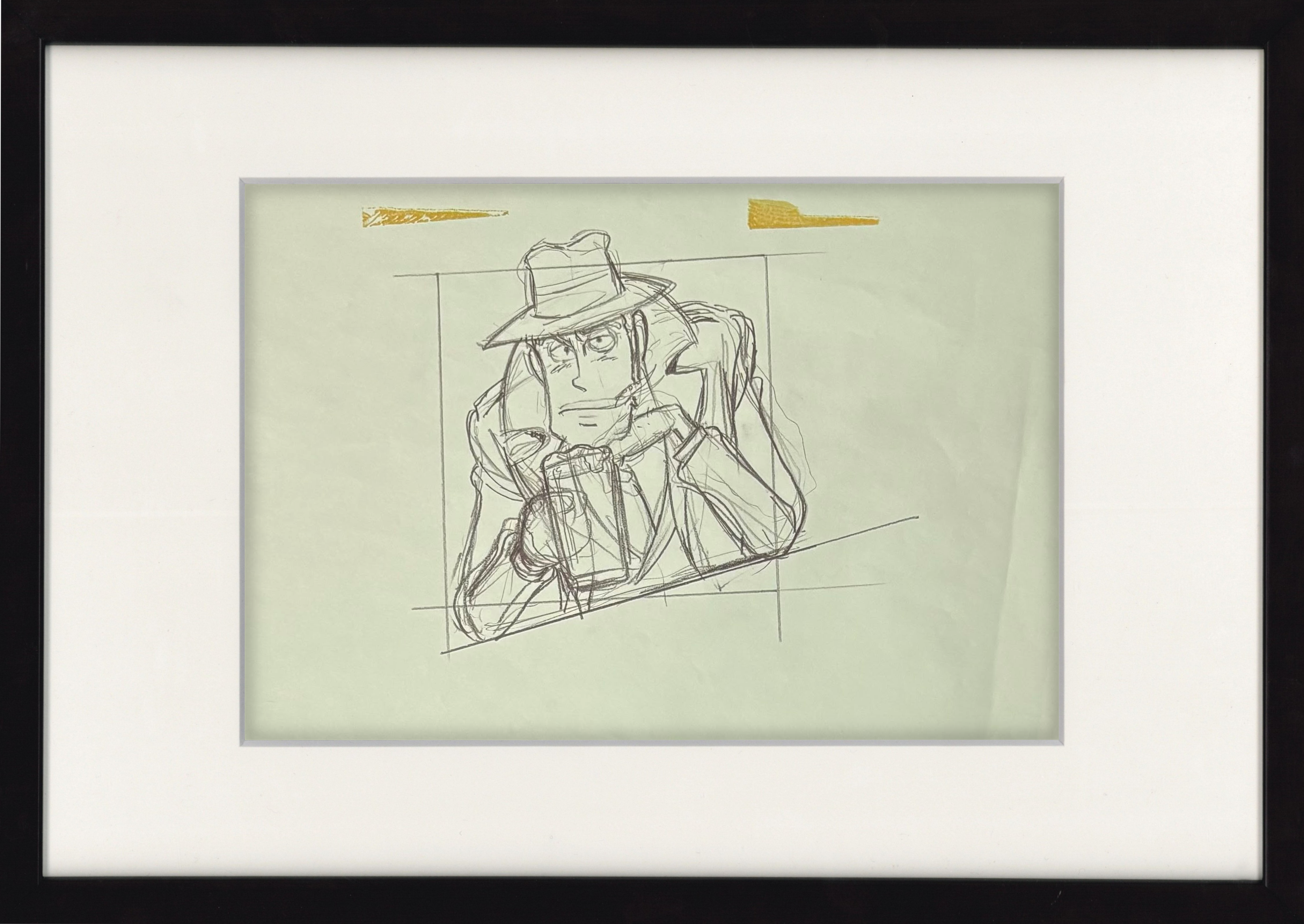 Lupin III Original Sketch (Koichi Zenigata)