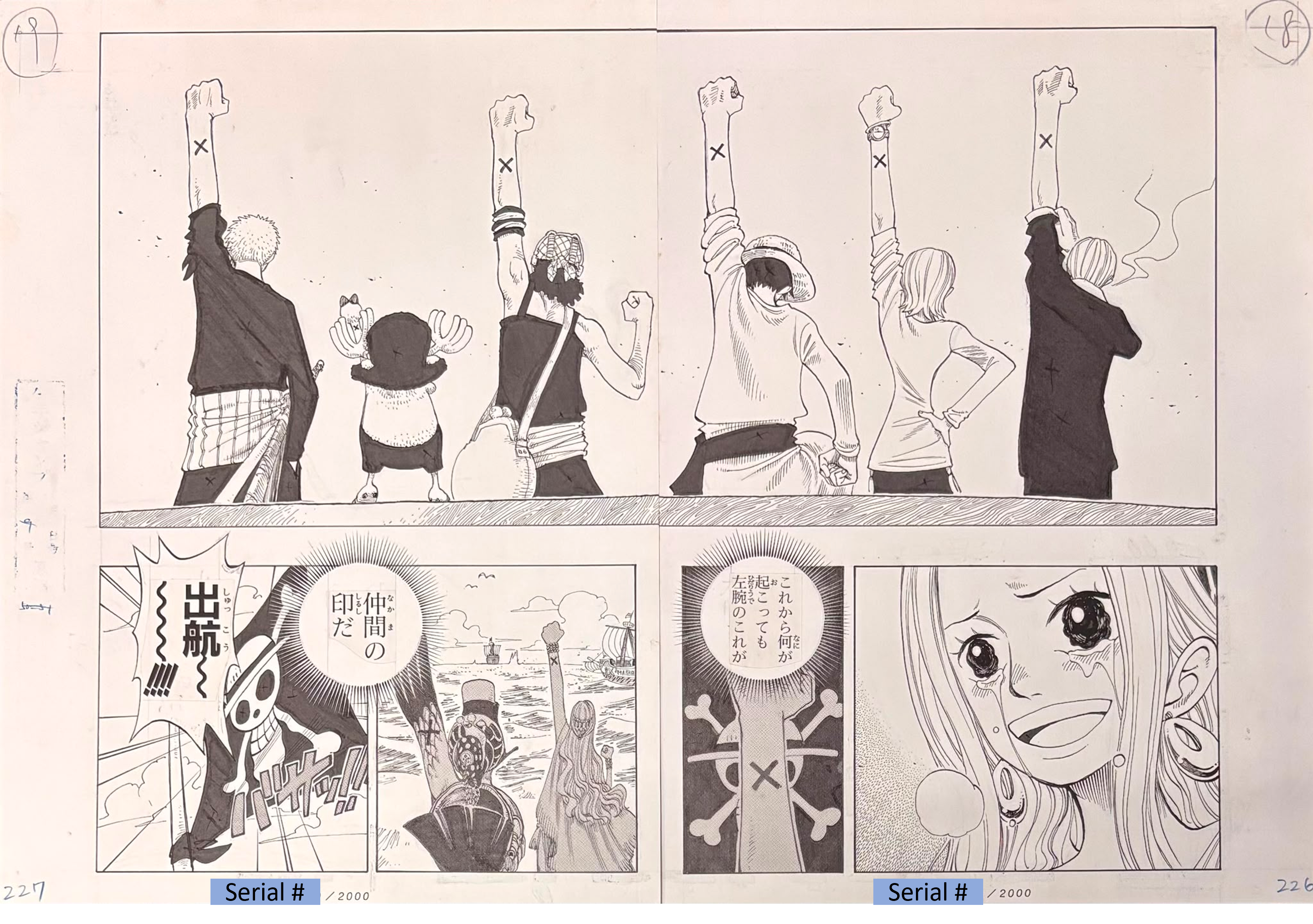 One Piece Numbered Limited Lottery Prize Reproduction (The Sign Of Our Friendship)
