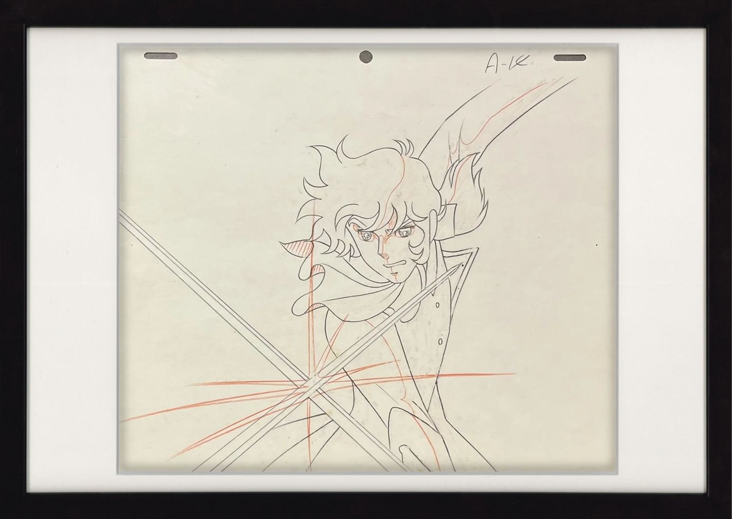 La Rosa de Versalles, Dibujo original (André Grandier)