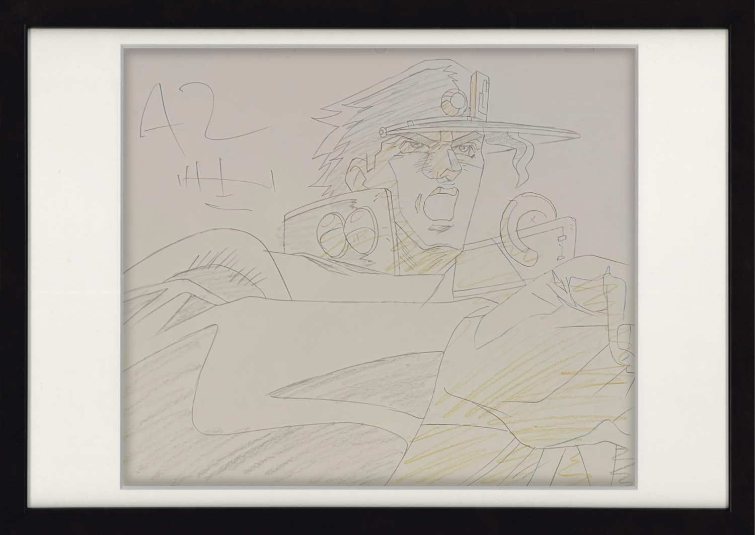 Boceto original de Jojo's Bizarre Adventure (Jotaro Kujo)