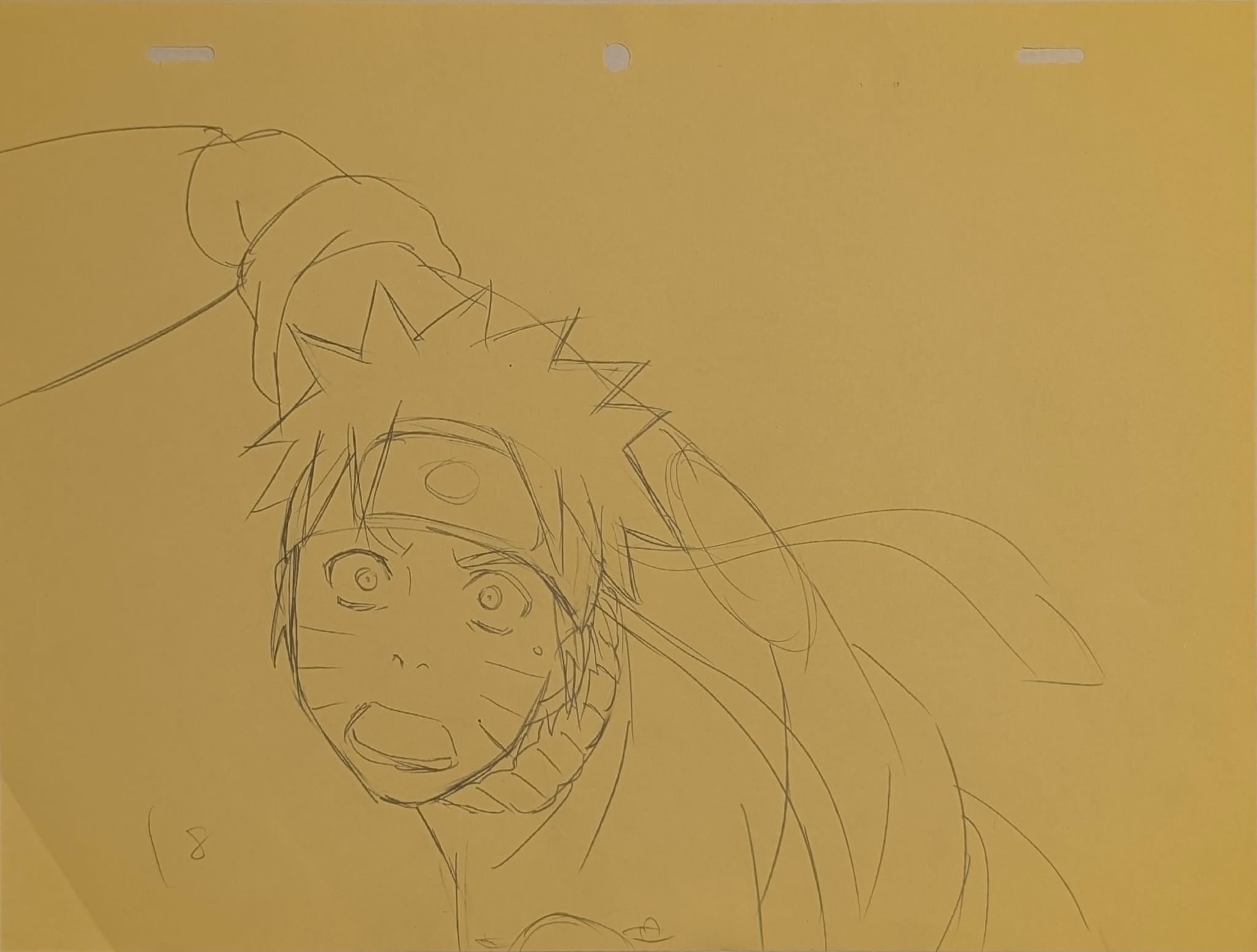 Naruto Shippuden Original Drawing (Naruto Uzumaki)