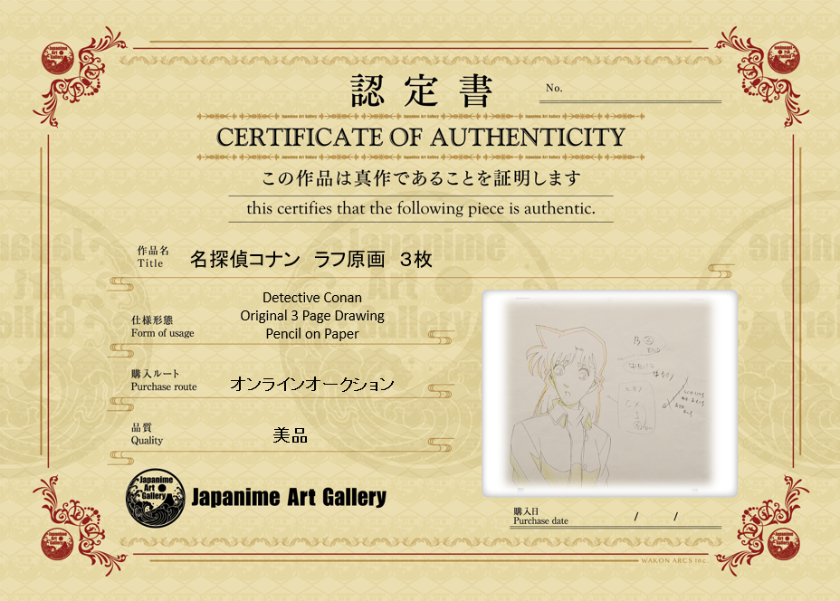 名侦探柯南原画（毛利兰）