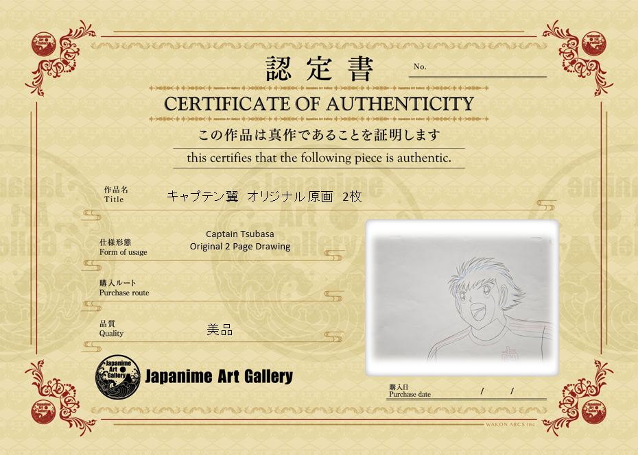 Captain Tsubasa Original Sketch (Tsubasa Oozora)