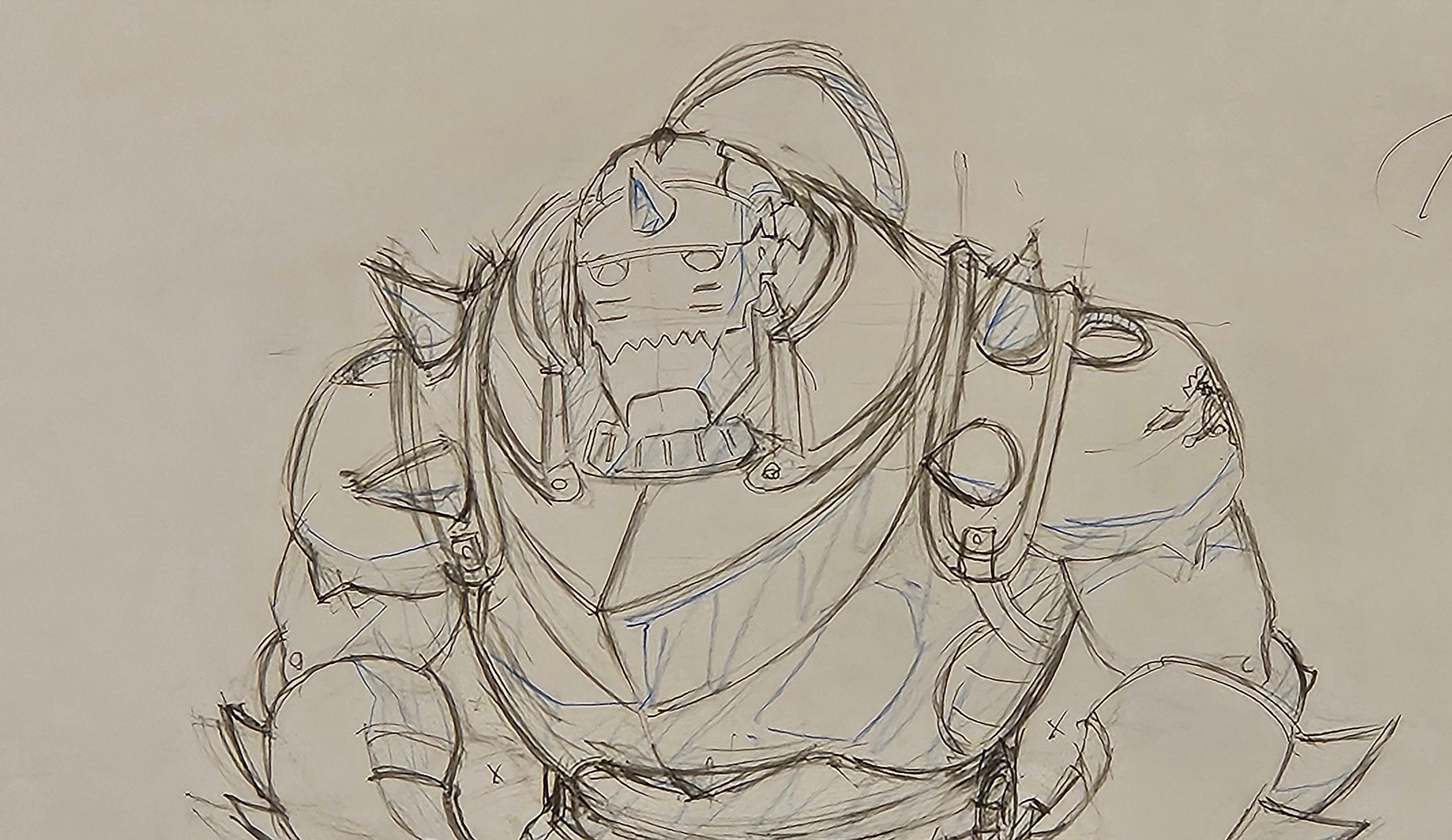 Boceto original de Fullmetal Alchemist (Alphonse Elric)