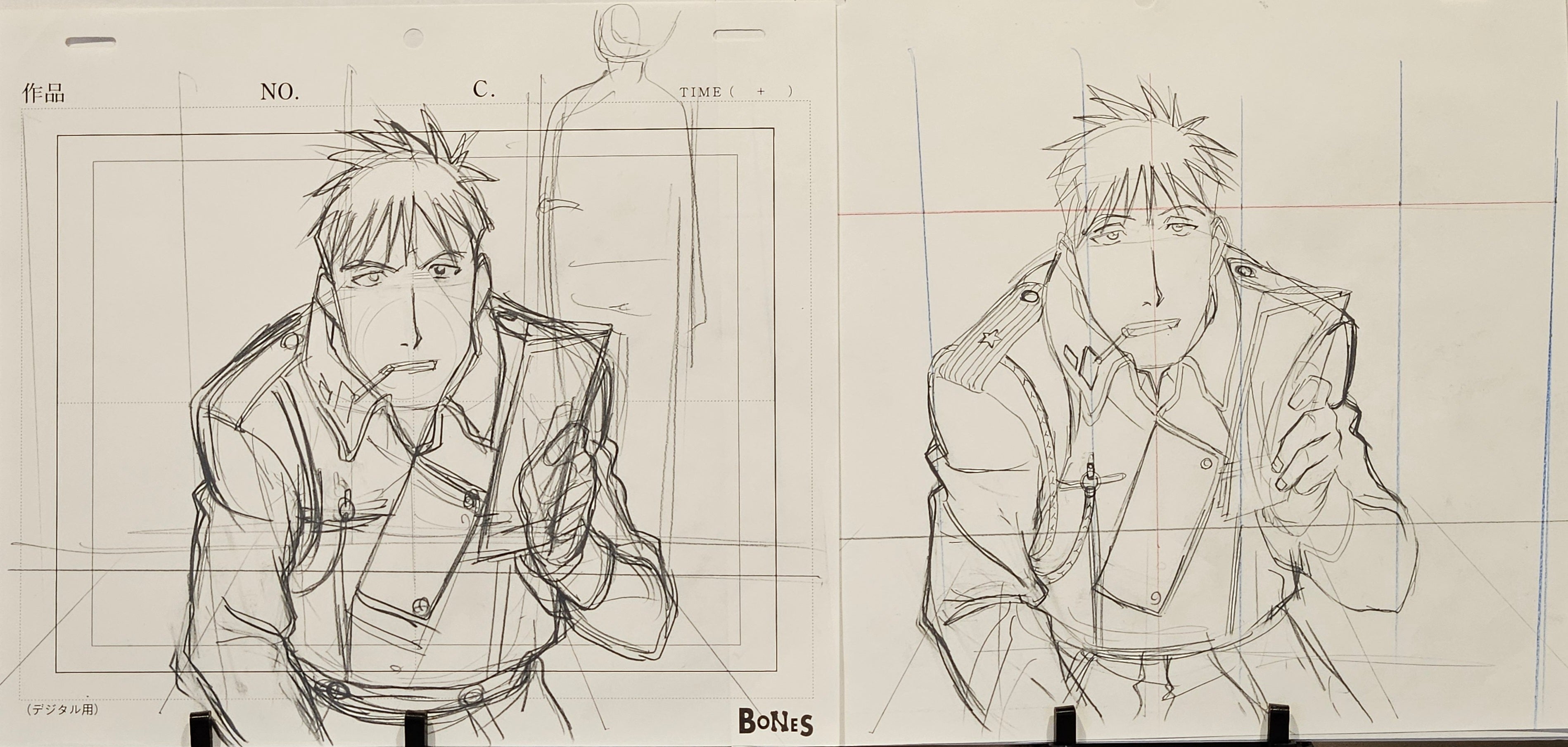 Boceto original de Fullmetal Alchemist (Jean)