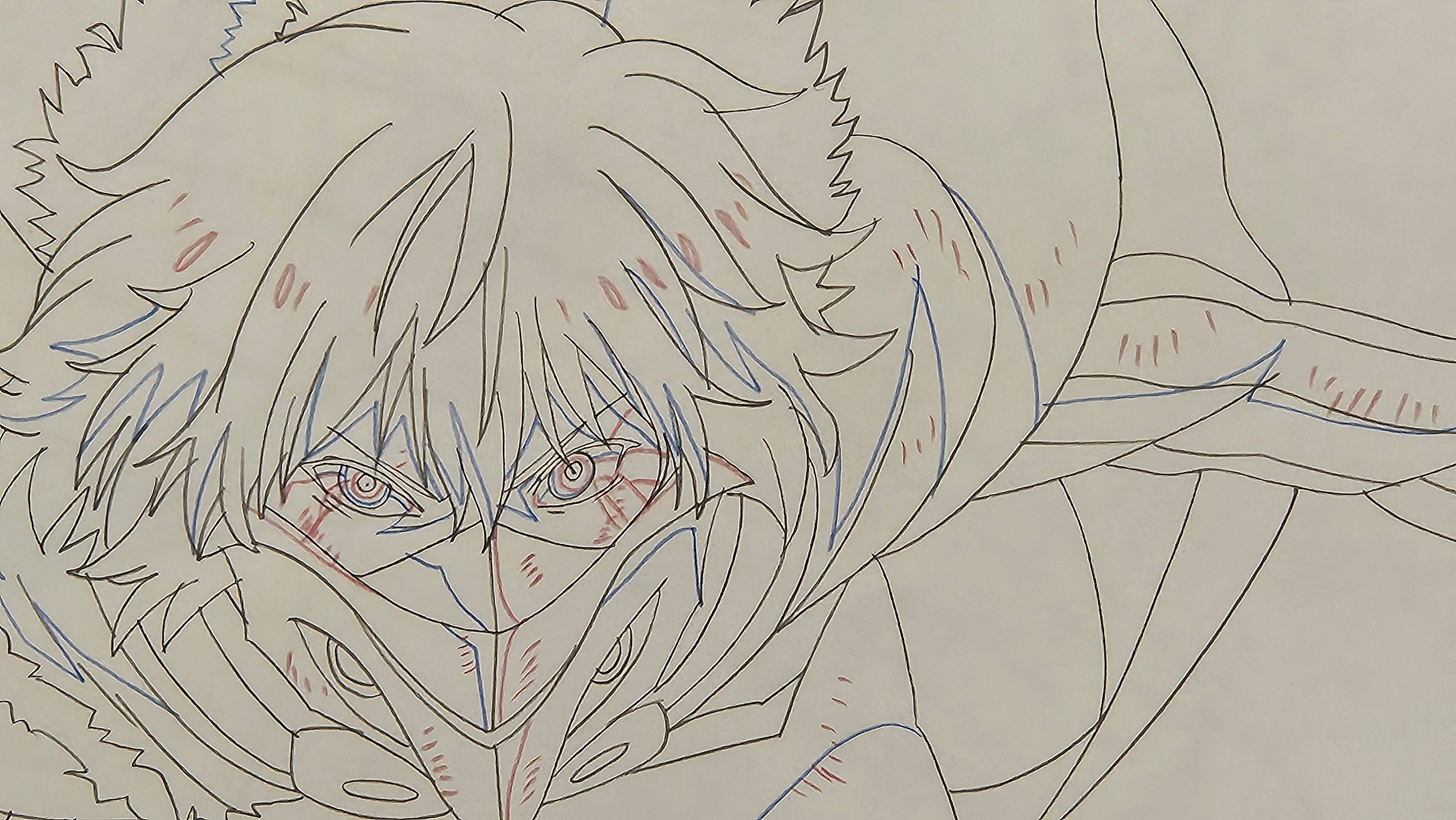 Tokyo Ghoul Original Sketch (Kirishima Ayato)