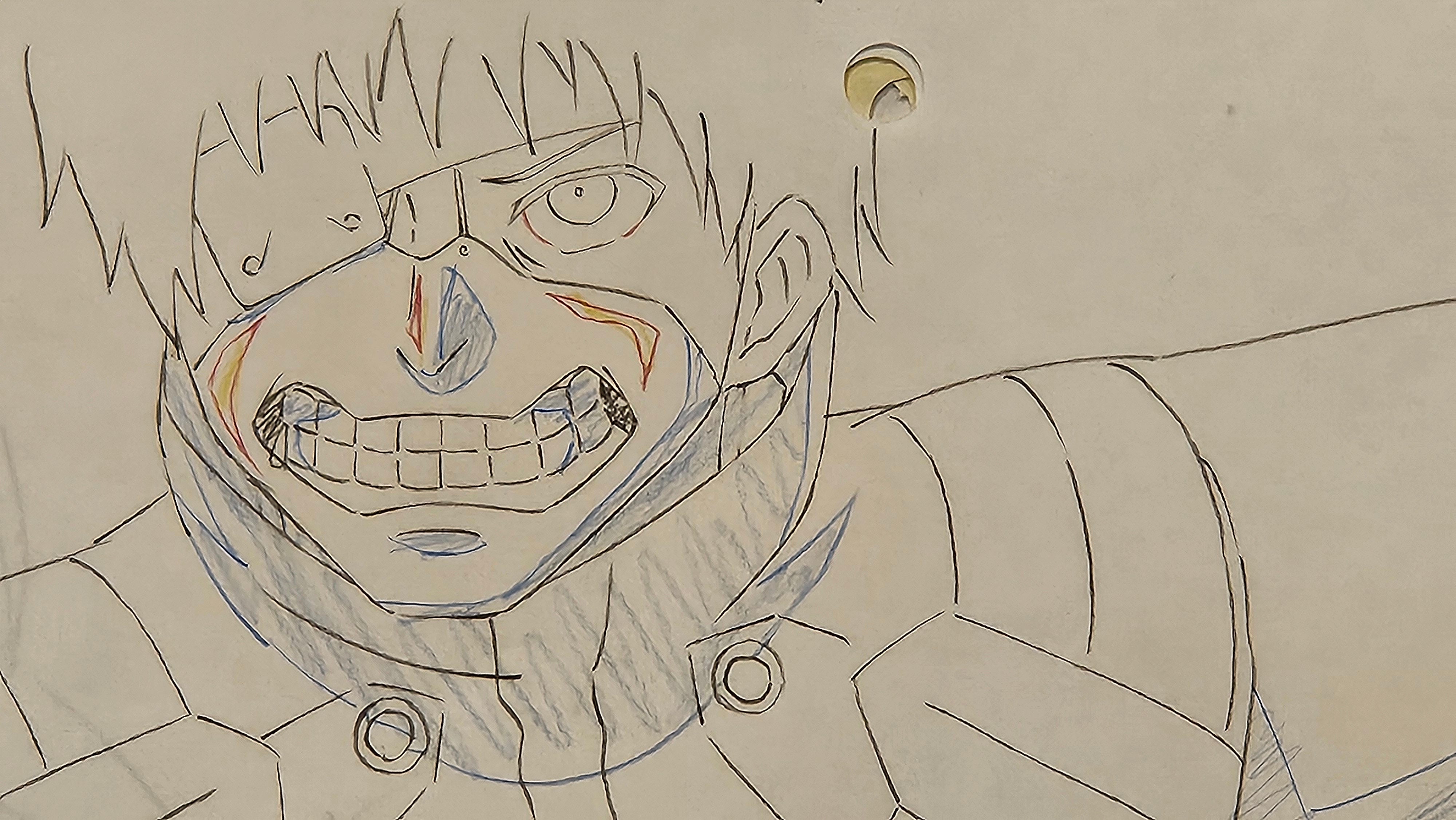 Boceto original de Tokyo Ghoul (Kaneki Ken)