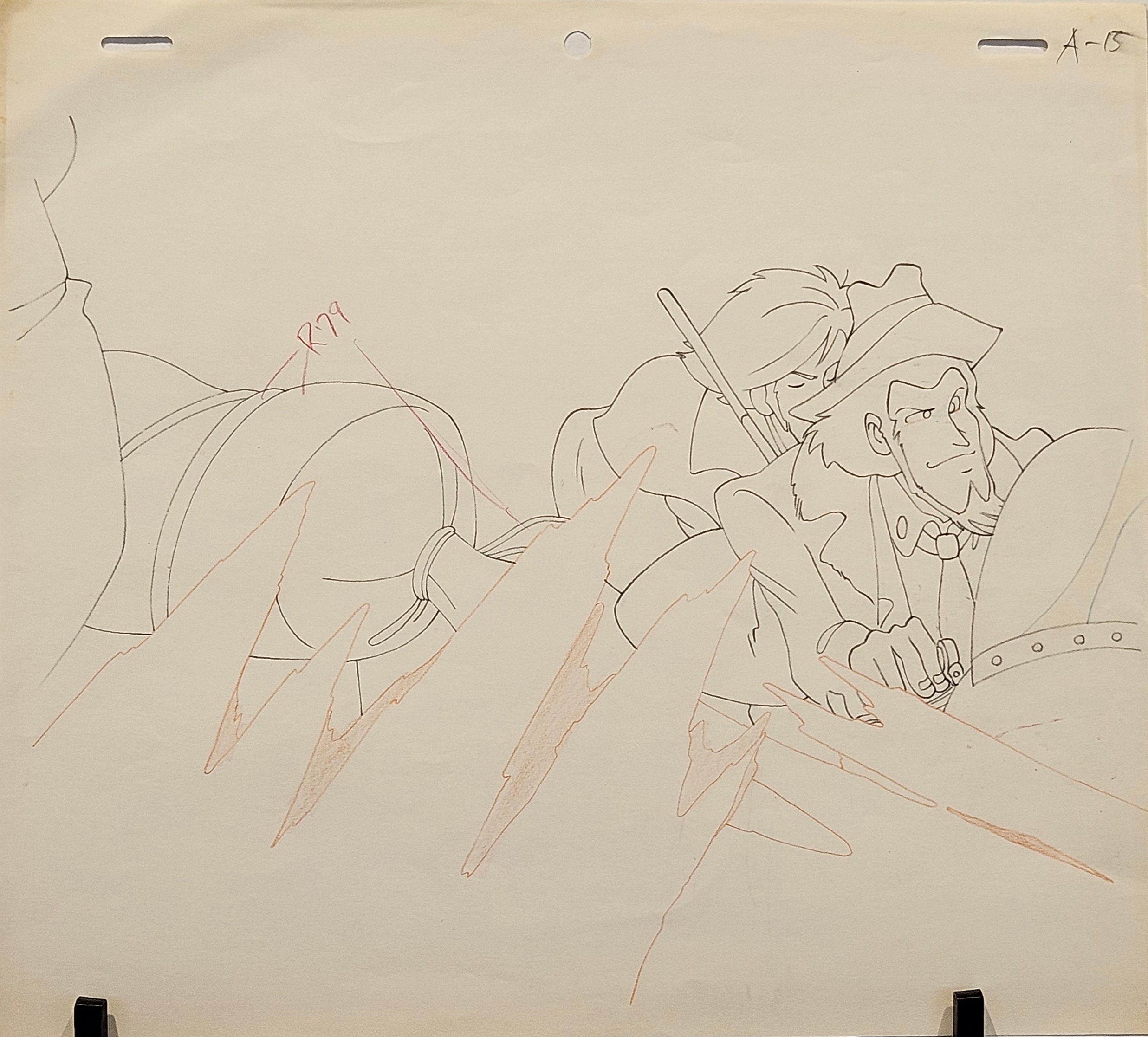 Lupin III Original Sketch (Jigen & Goemon)