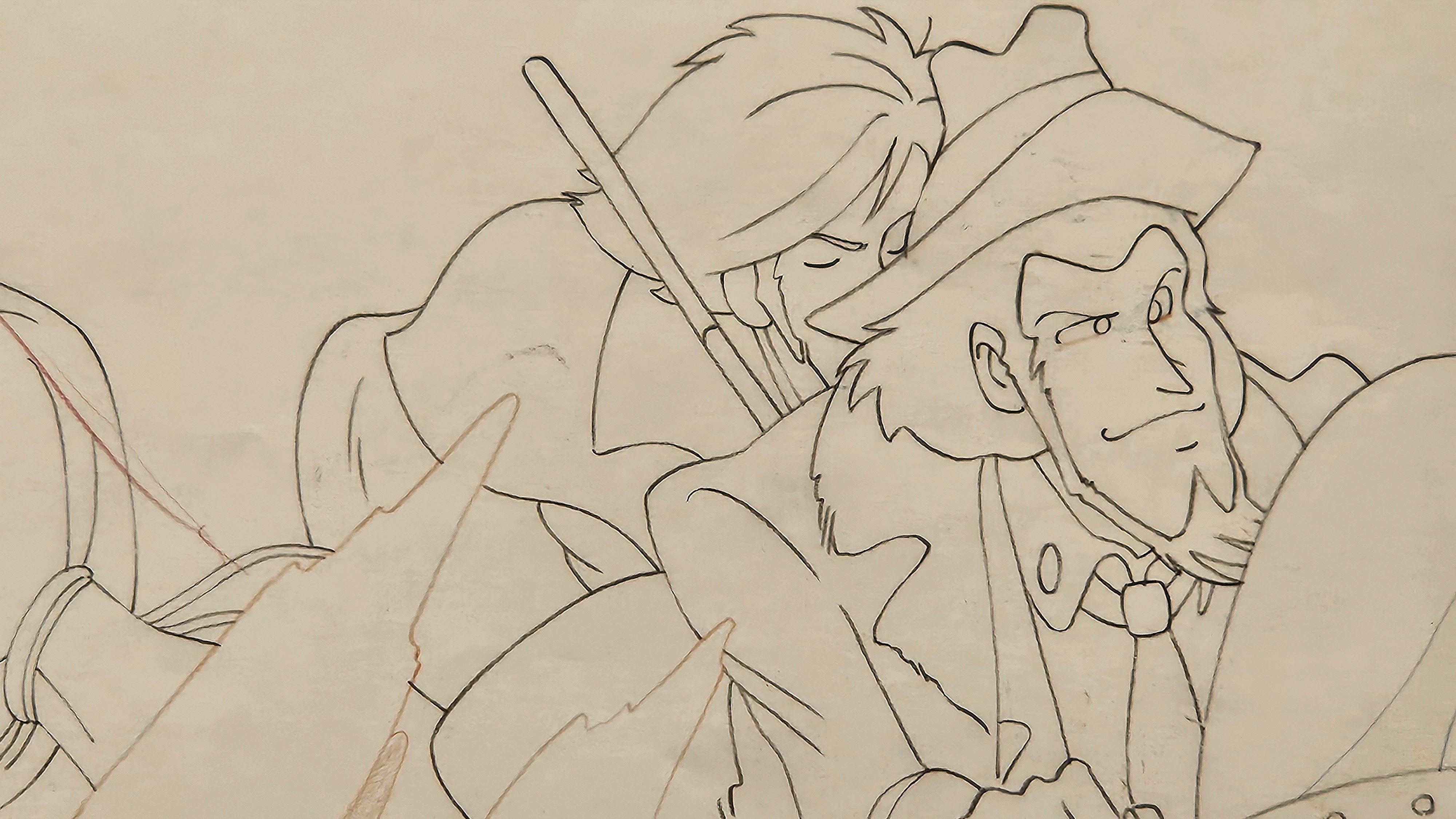 鲁邦三世原画（次元＆五右卫门）