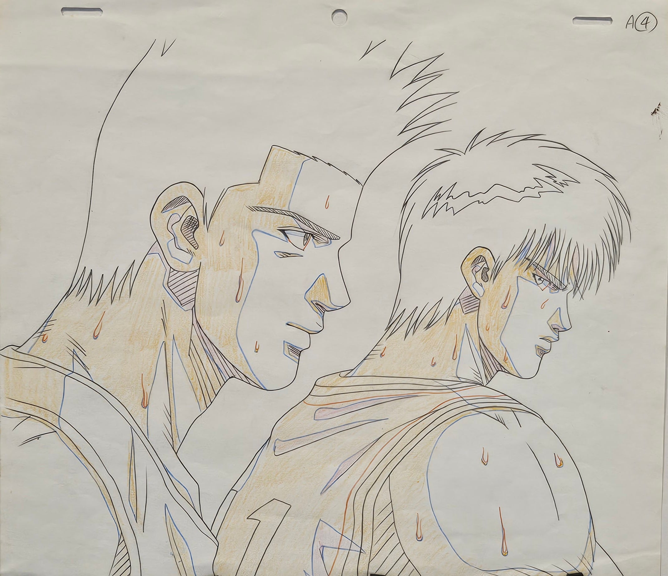 Slam Dunk Original Sketch (Kaede & Hasegawa)