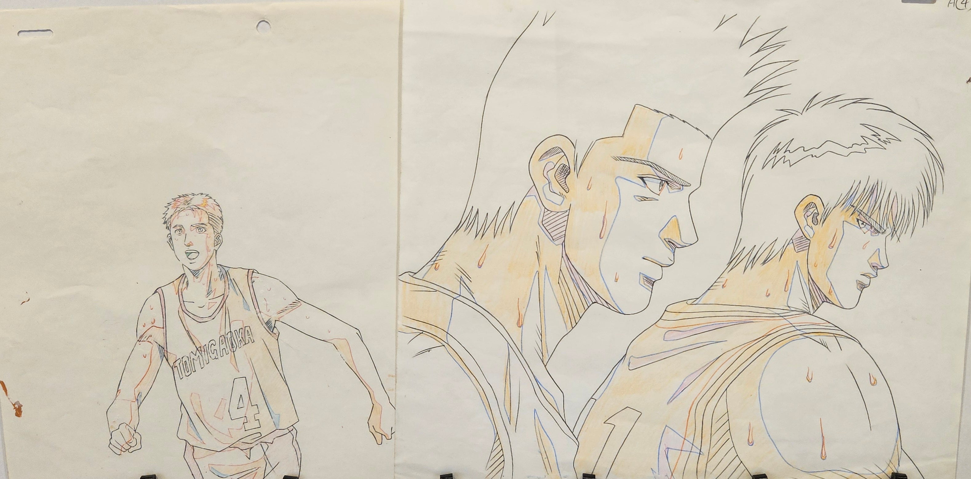 Slam Dunk Original Sketch (Kaede & Hasegawa)