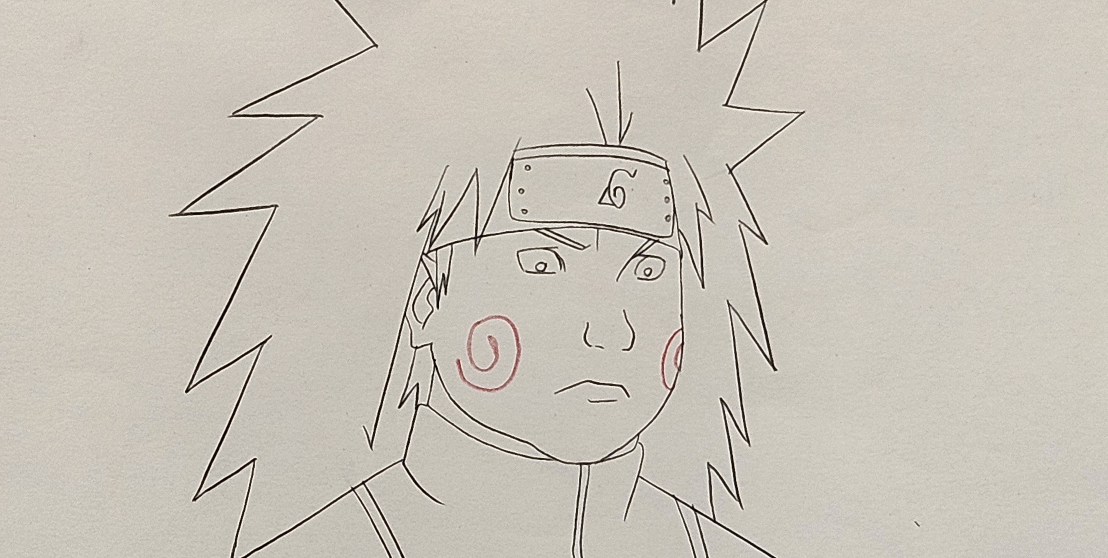 Bosquejo original de Naruto (Akimichi Choji)