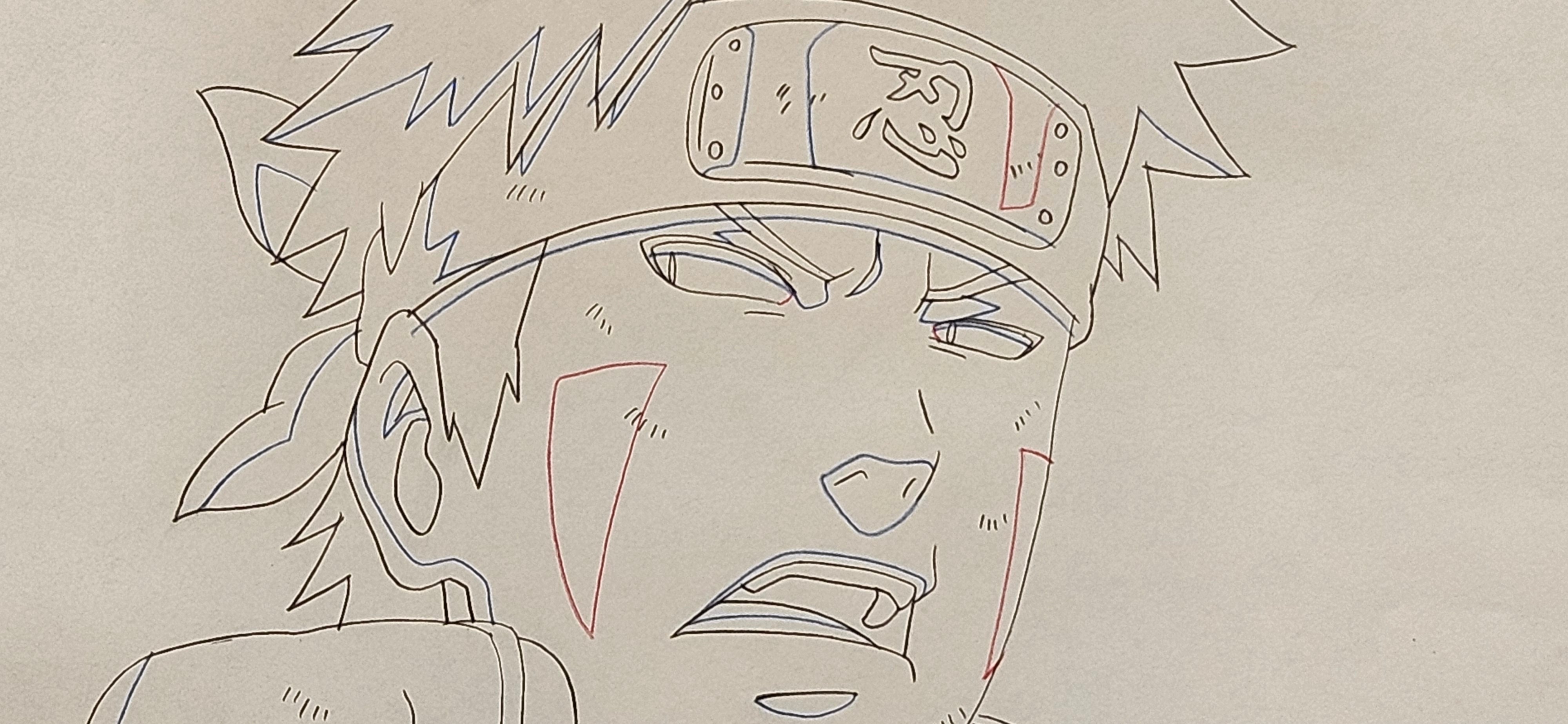 Naruto Original Sketch (Inuzuka Kiba)