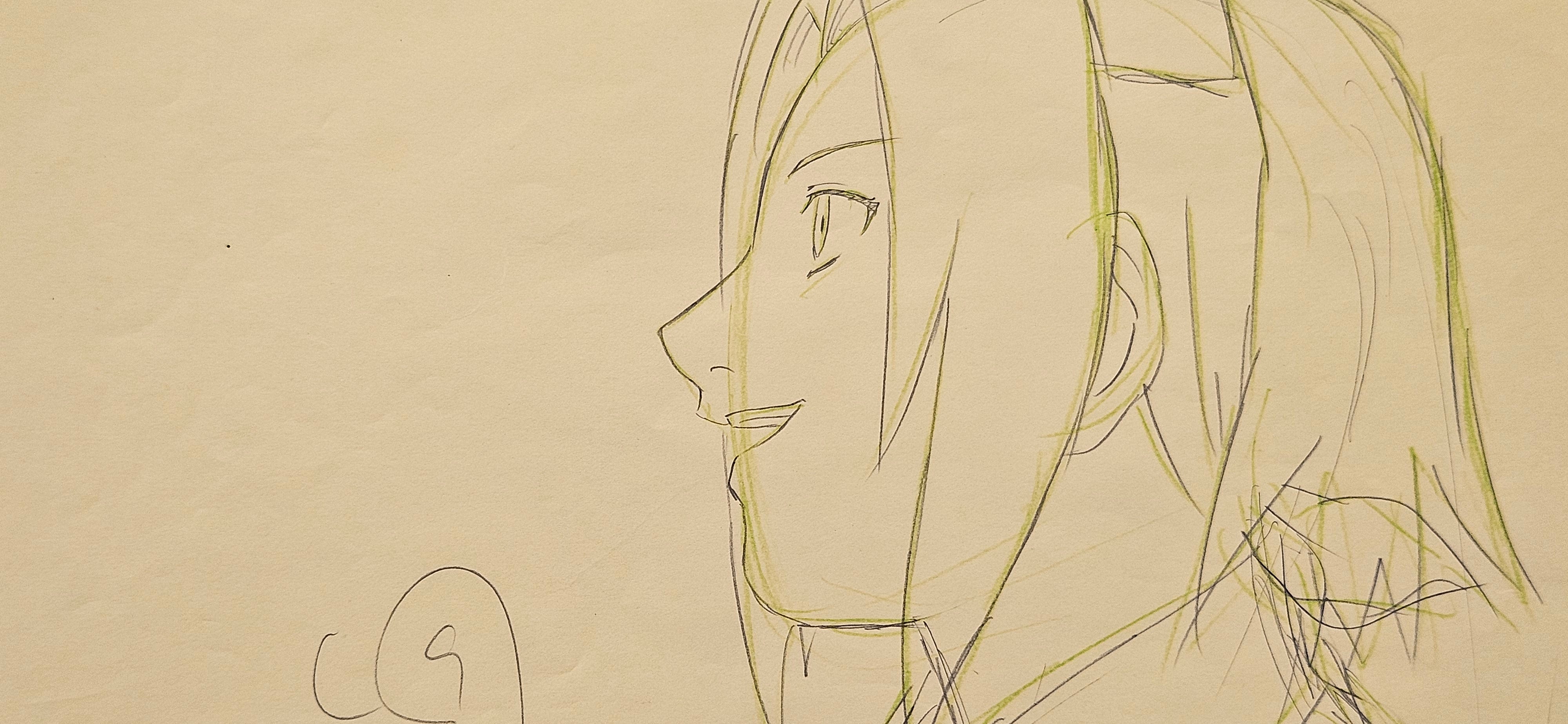 Bosquejo original de Naruto (Haruno Sakura)