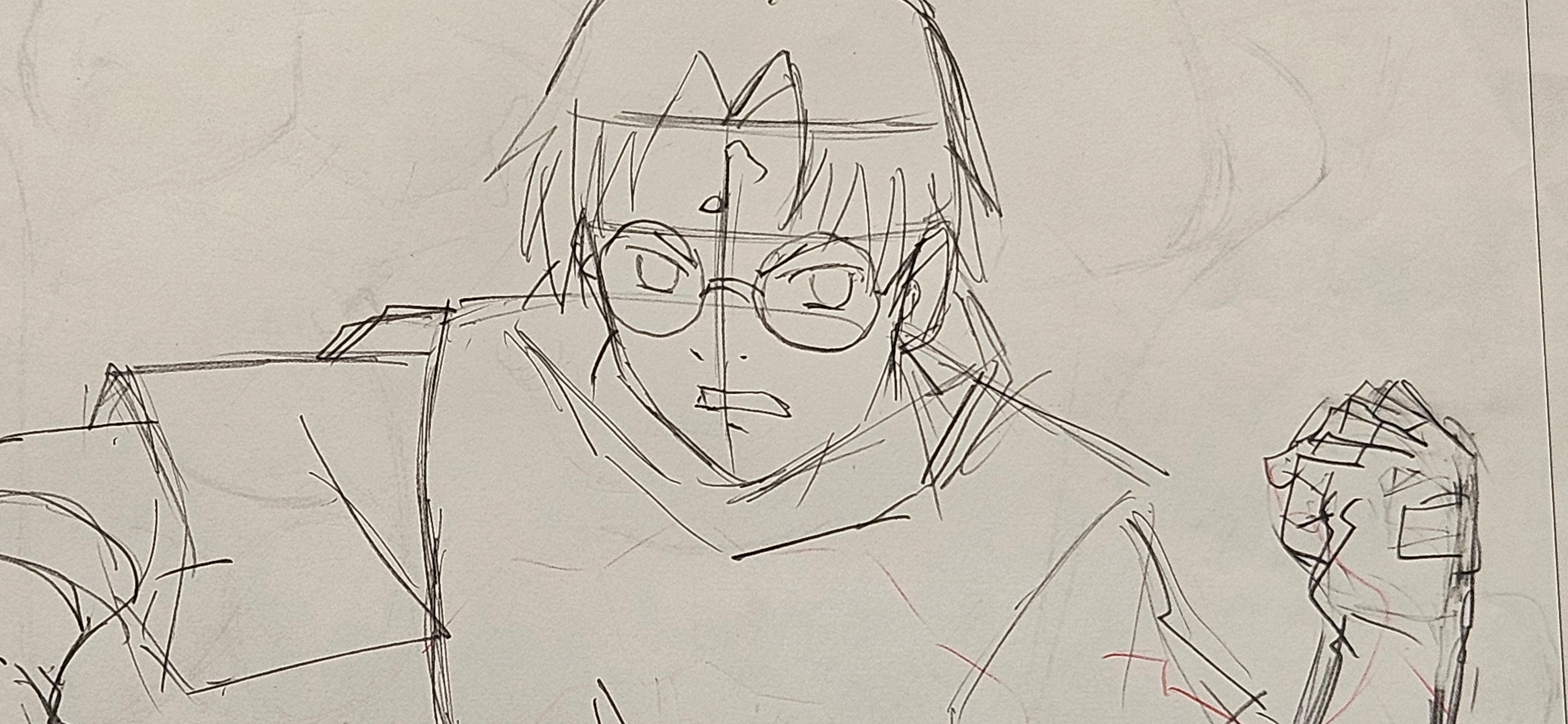 Naruto Original Sketch (Yakushi Kabuto)