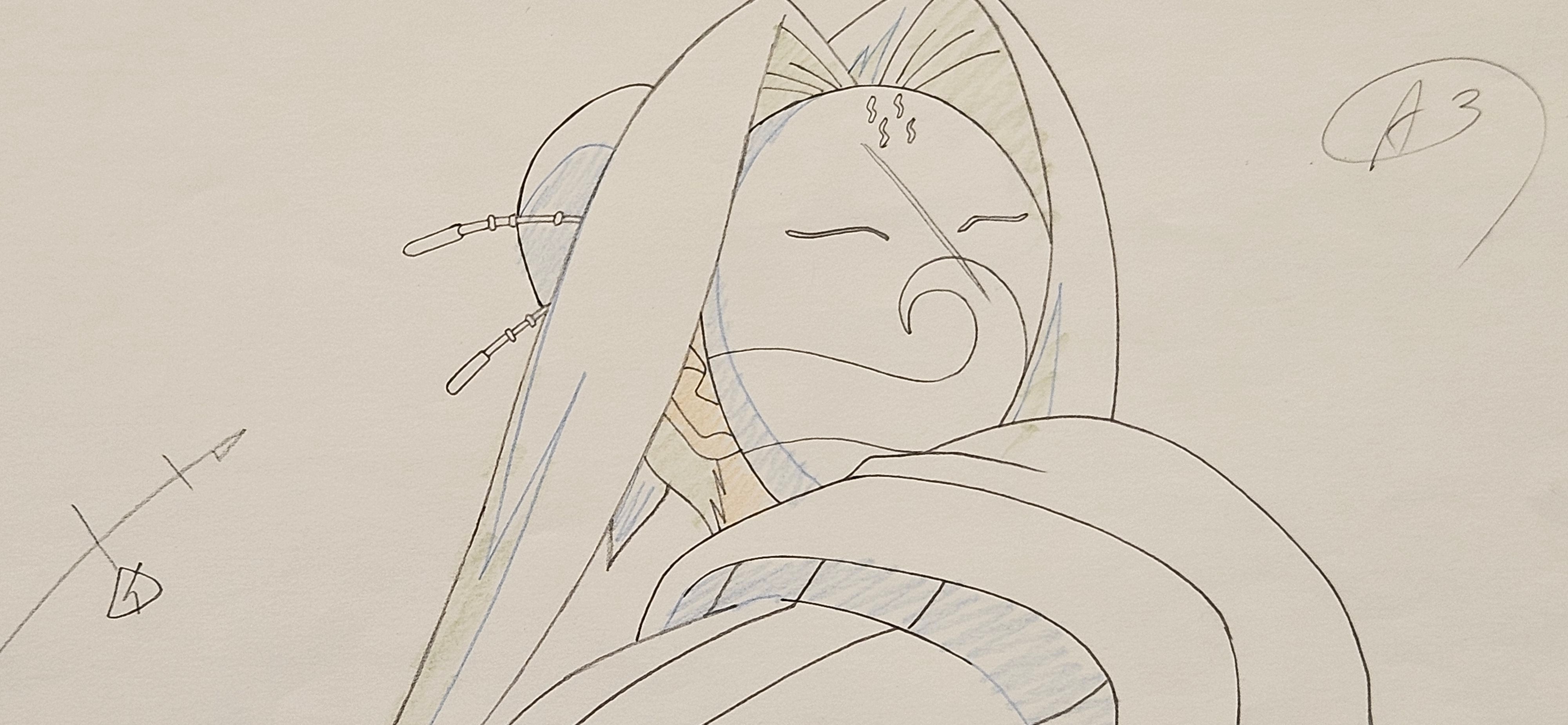 Naruto Original Sketch (Haku)