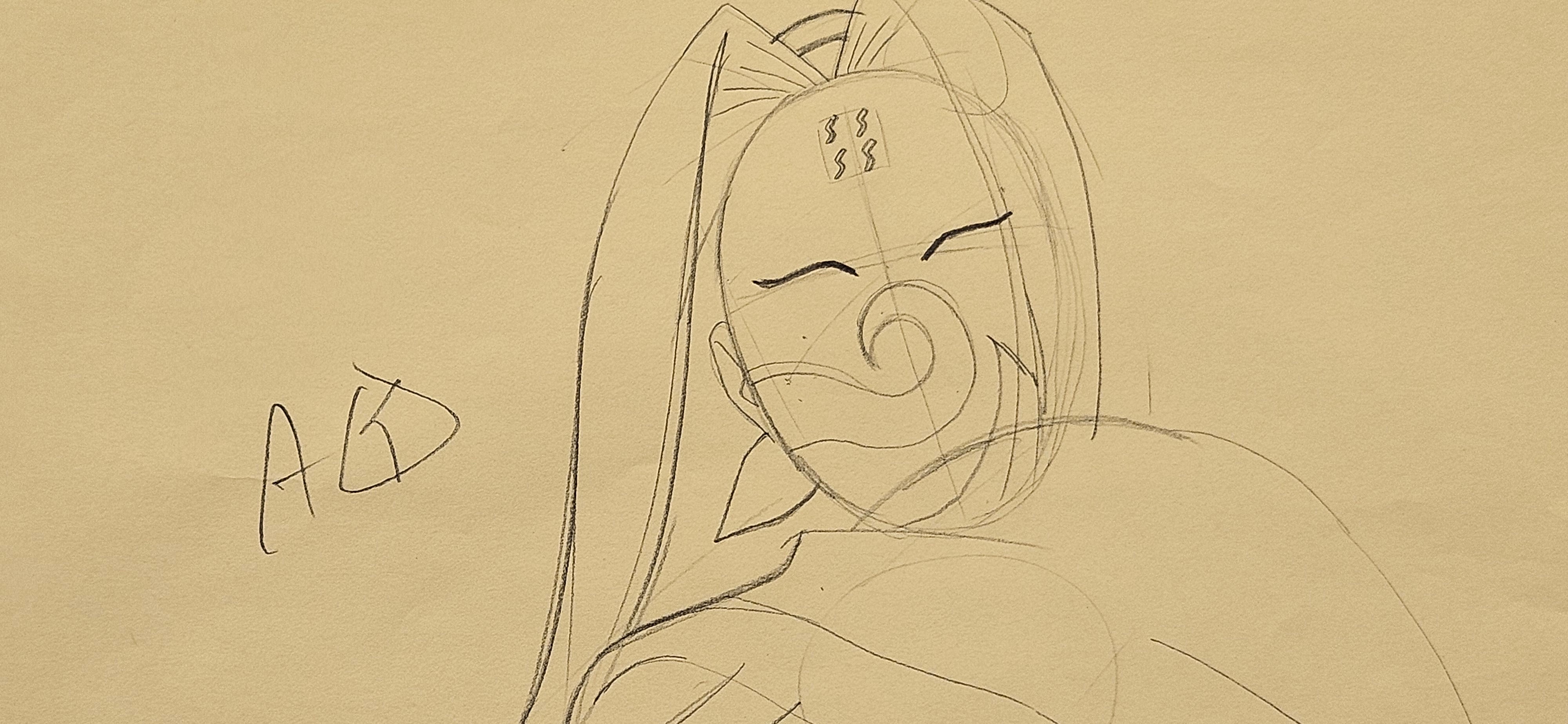 Naruto Original Sketch (Haku)
