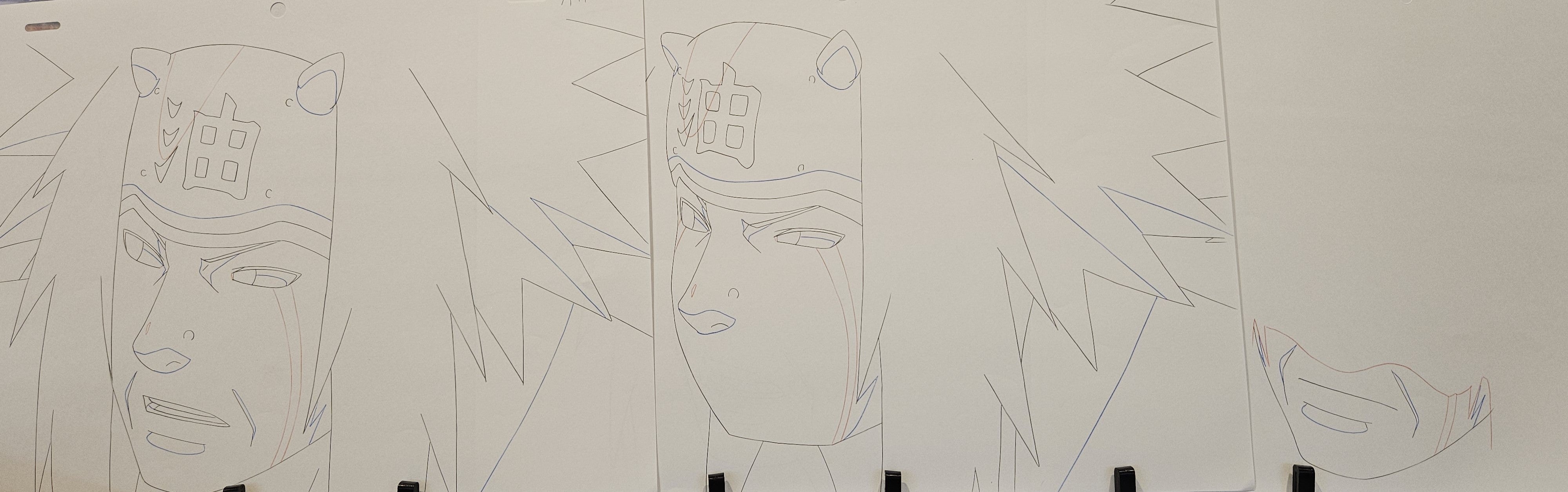 Boceto original de Naruto (Jiraiya)