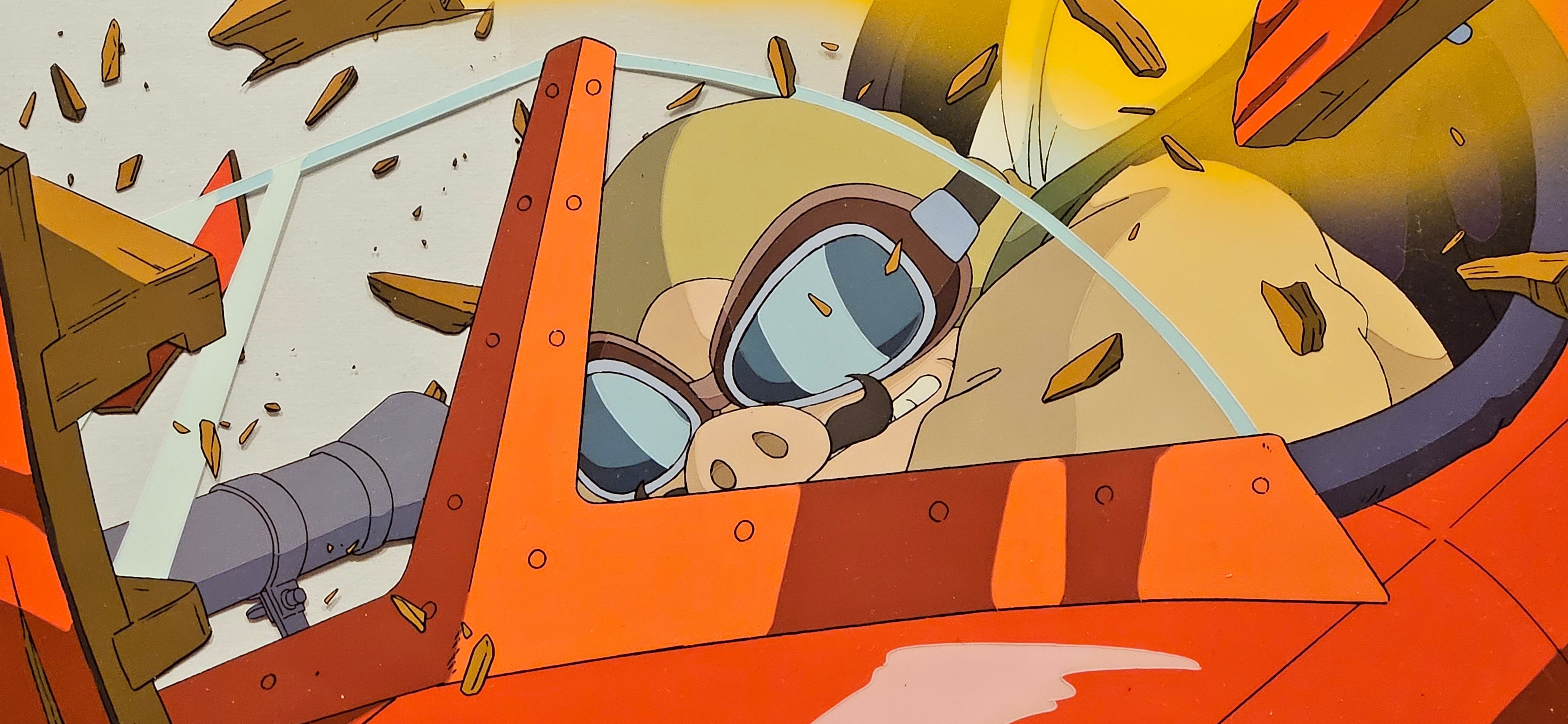 Studio Ghibli Porco Rosso Original Cel