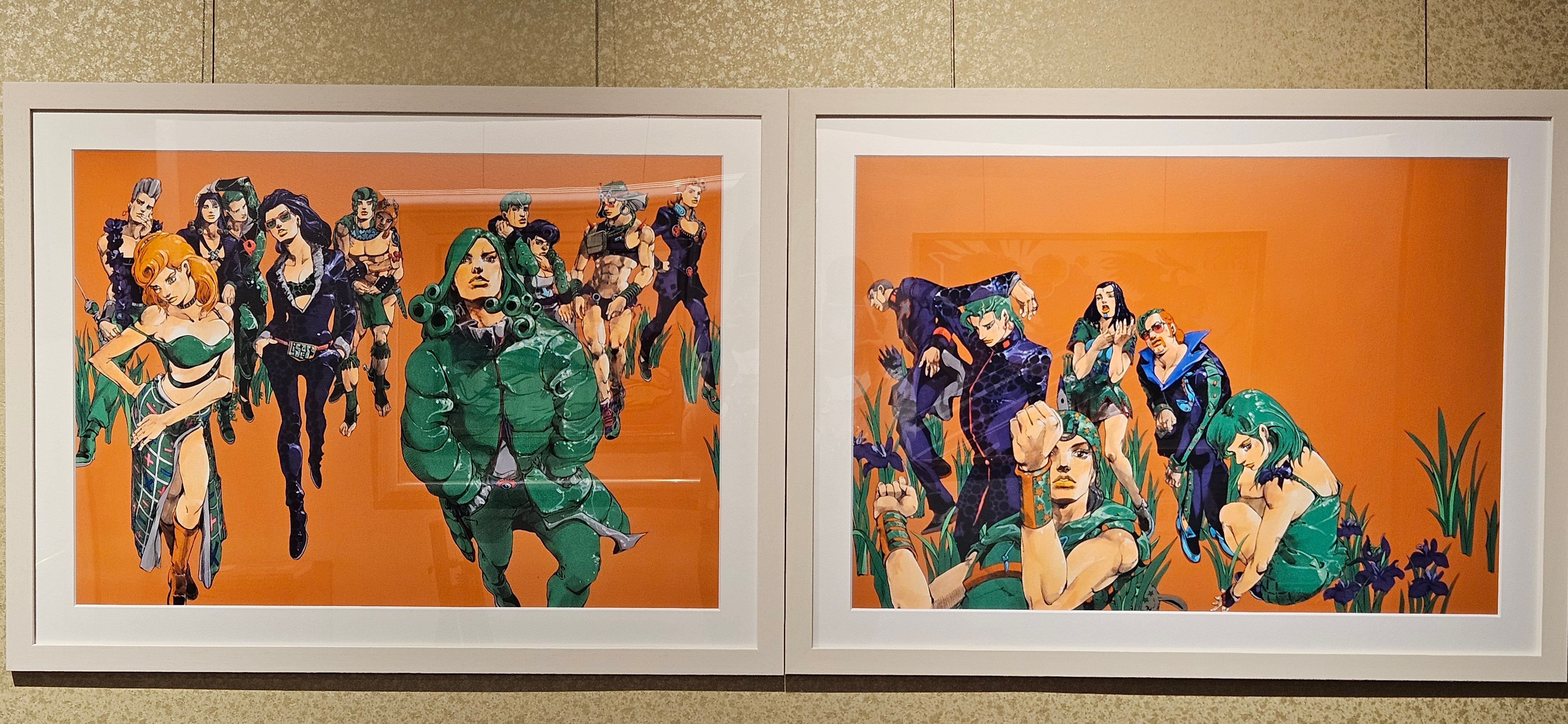 Conjunto limitado de dos impresiones de Jojo's Bizzare Adventure