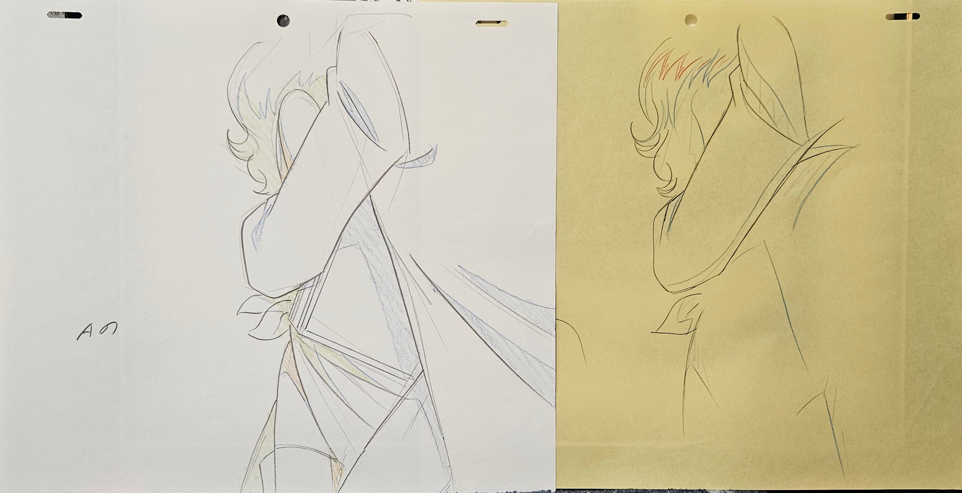 Lupin III Original Sketch (Mine Fujiko)