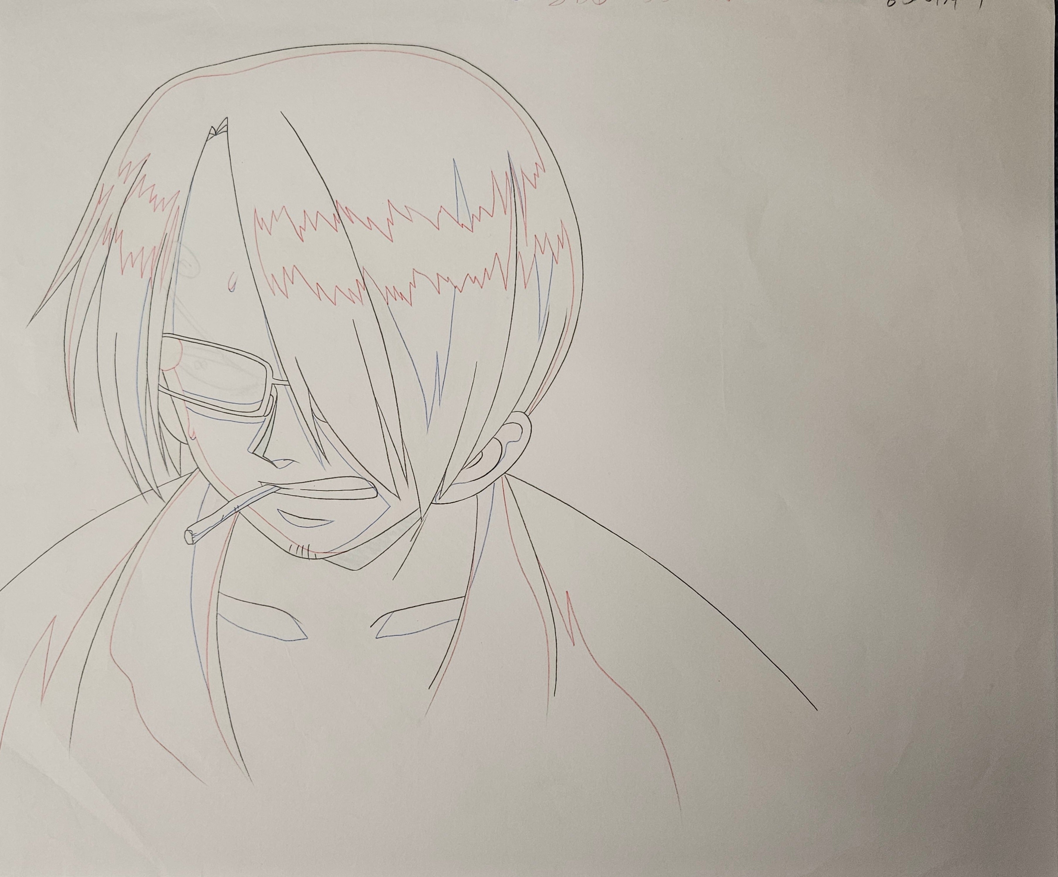 One Piece Original Sketch (Sanji)