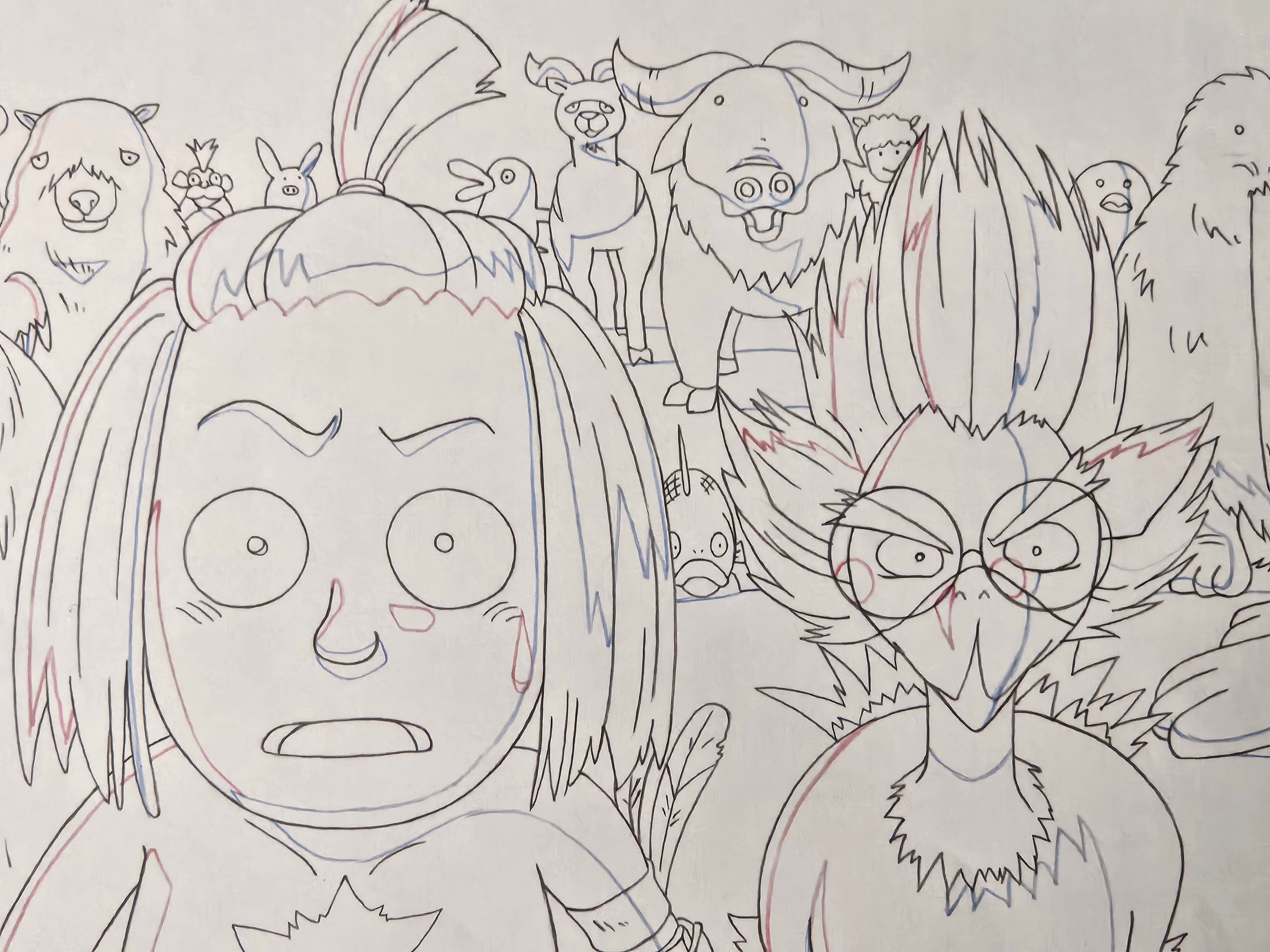 One Piece Original Sketch (Game Characters)