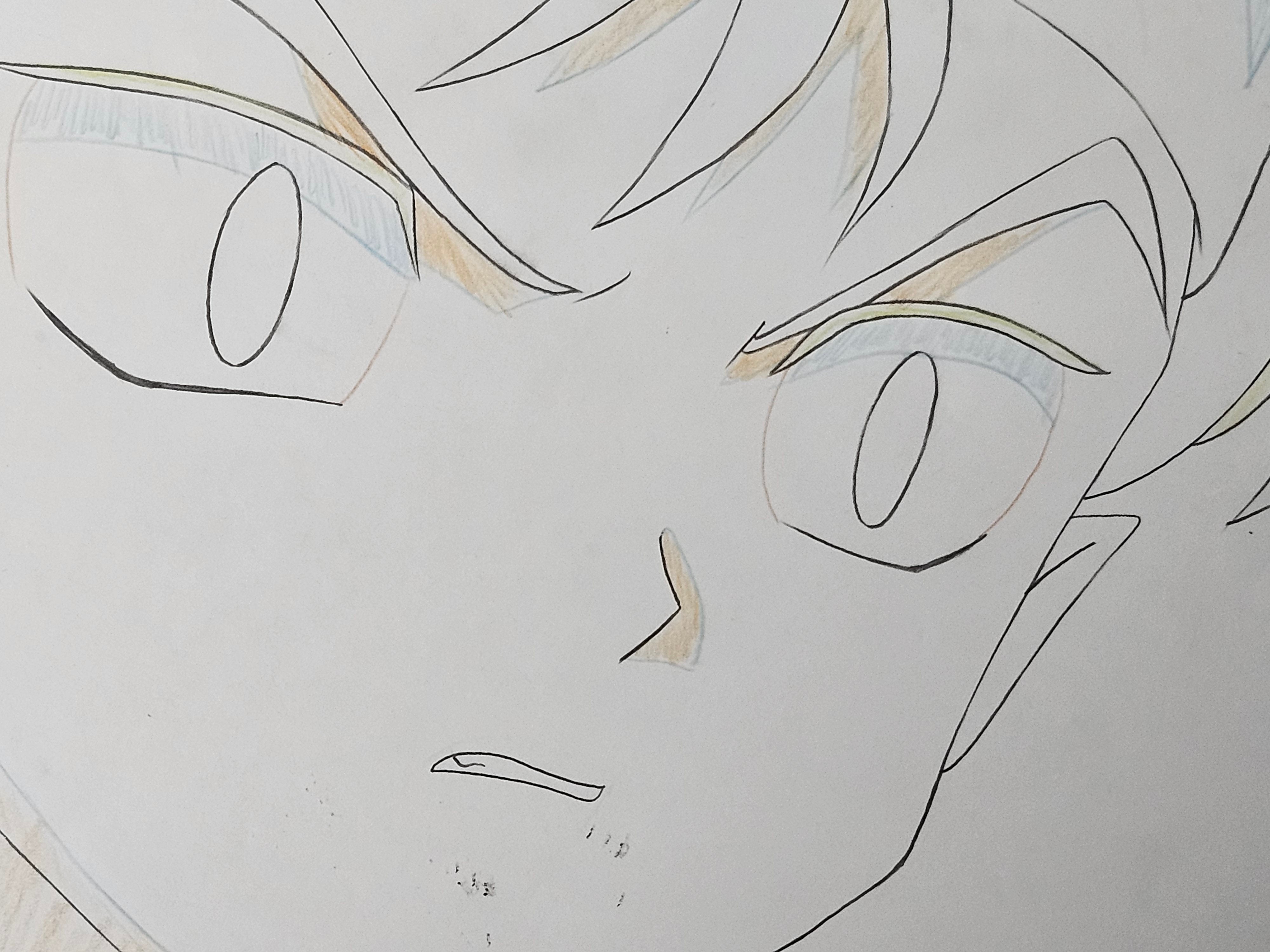 Boceto original de Inuyasha (Koga)