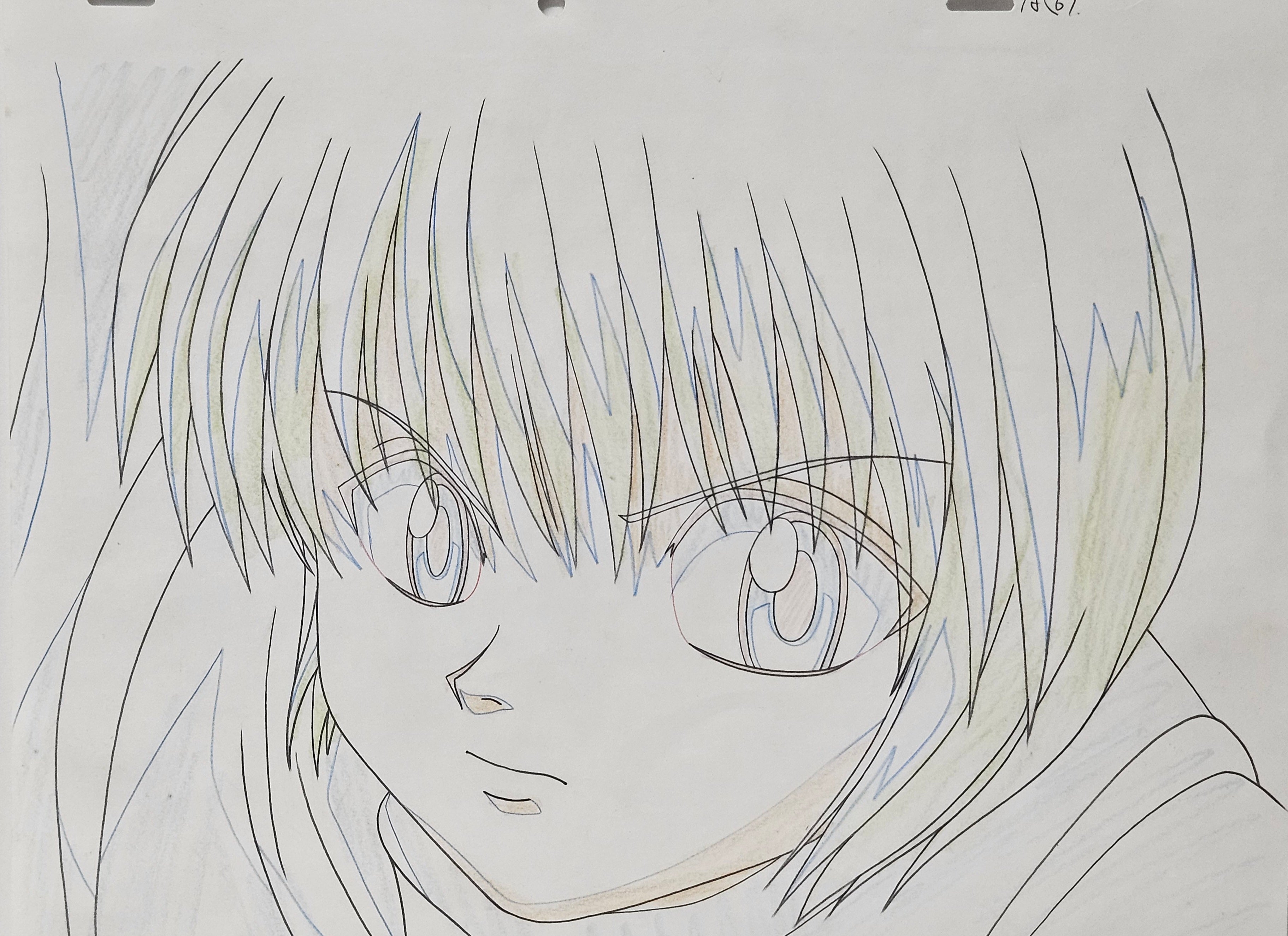 Hunter x Hunter Original Cel and Sketch (Kurapika)