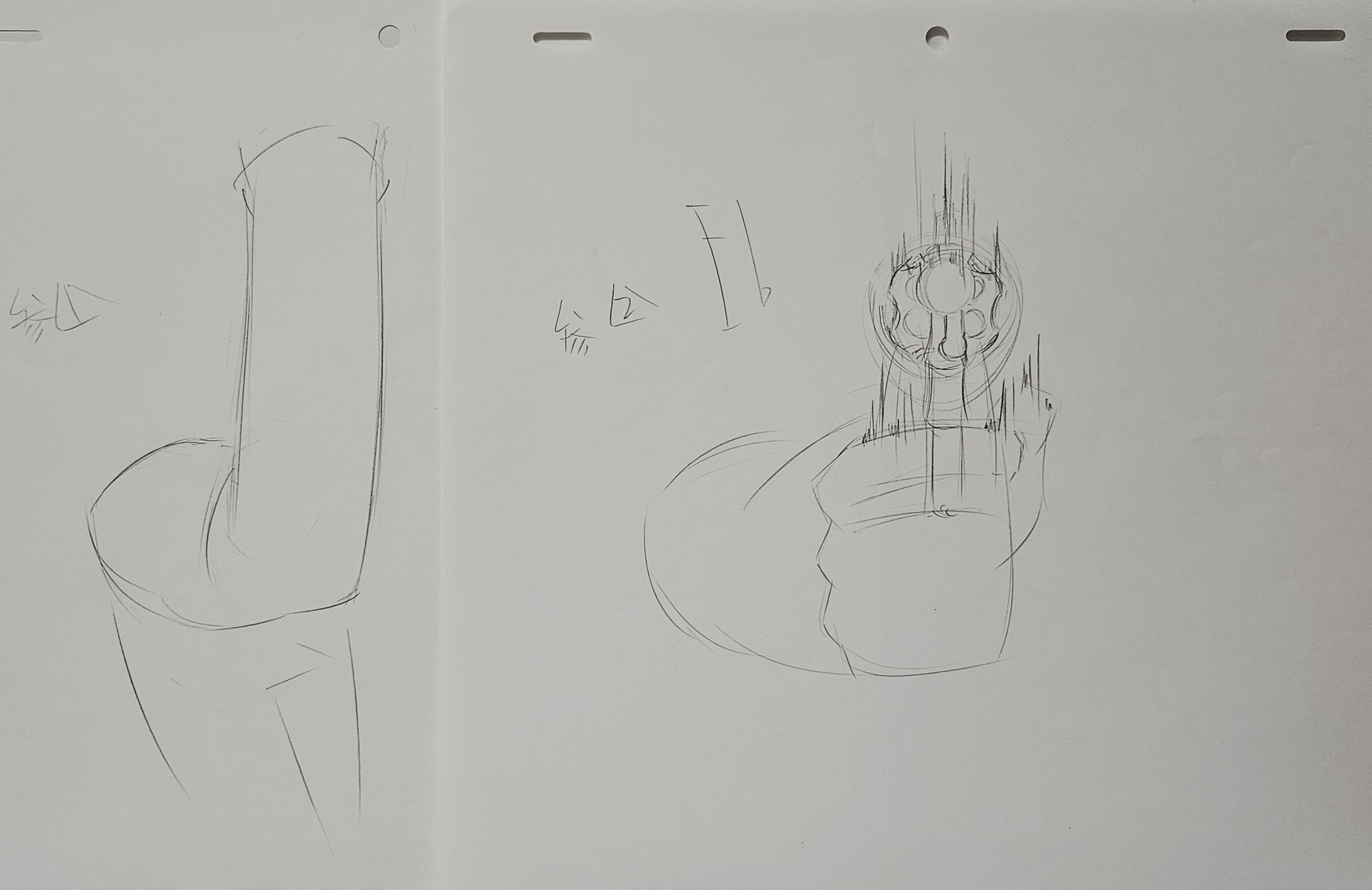 Lupin III Original Sketch (Daisuke Jigen)