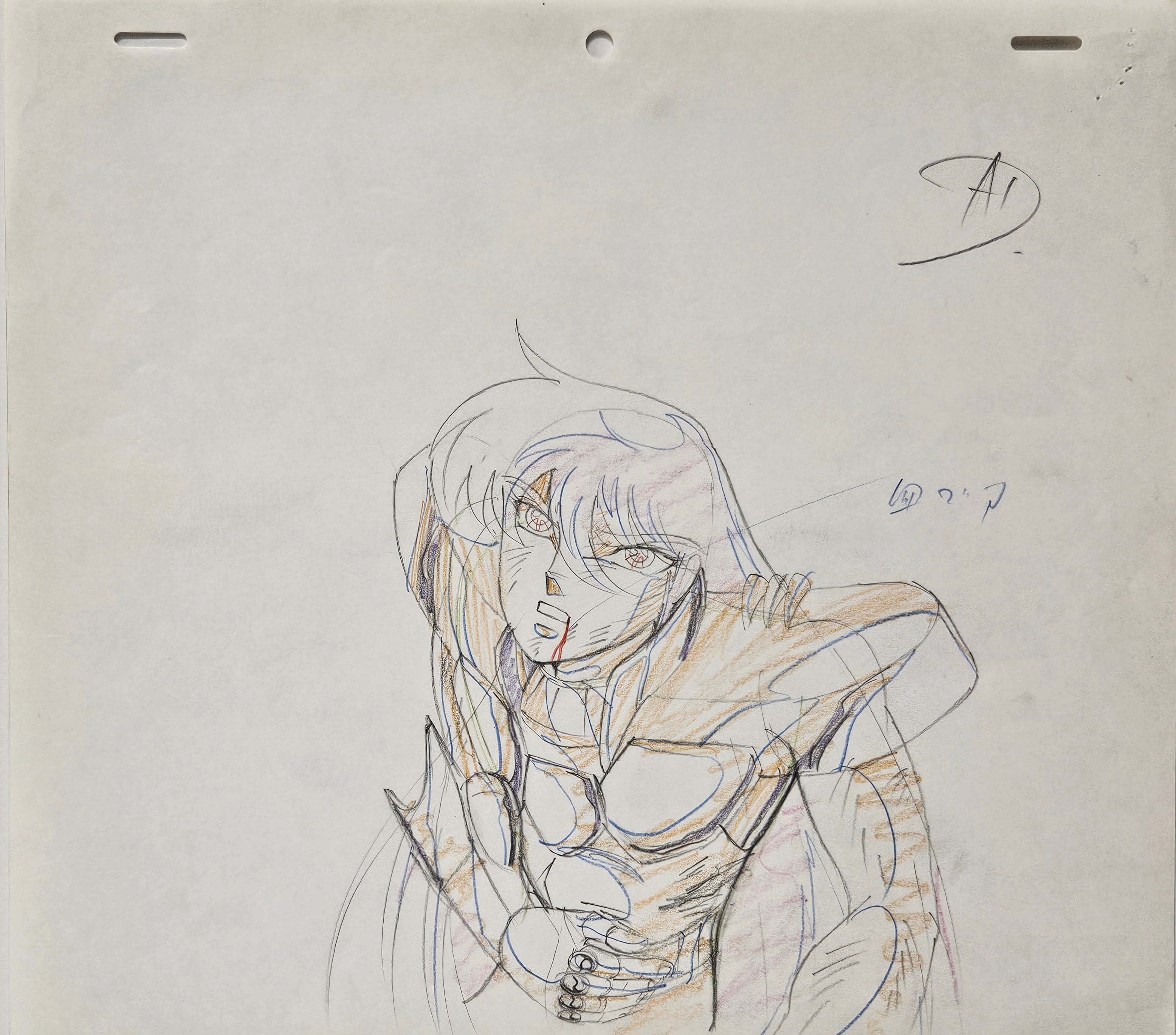 Saint Seiya (Knights of the Zodiac) Original Sketch (Shiryu)
