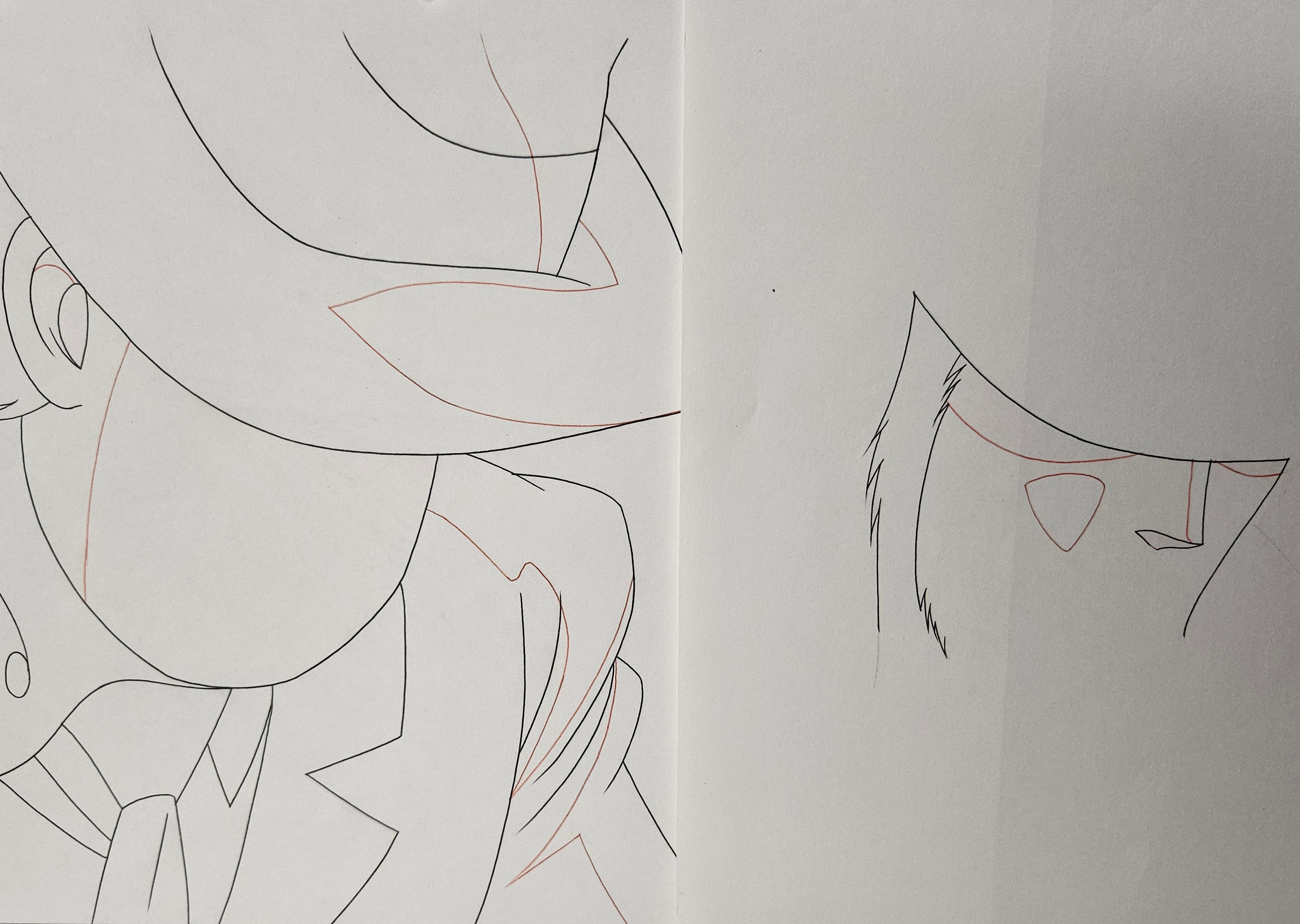 Boceto original de Lupin III (Daisuke Jigen)