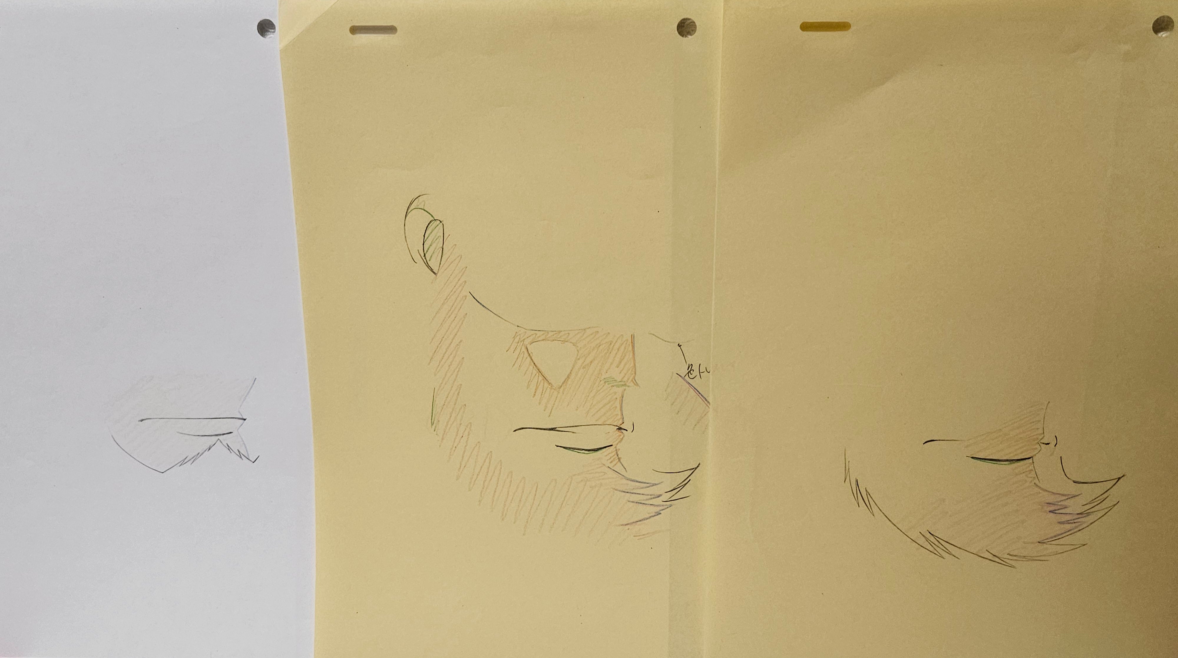 Boceto original de Lupin III (Daisuke Jigen)