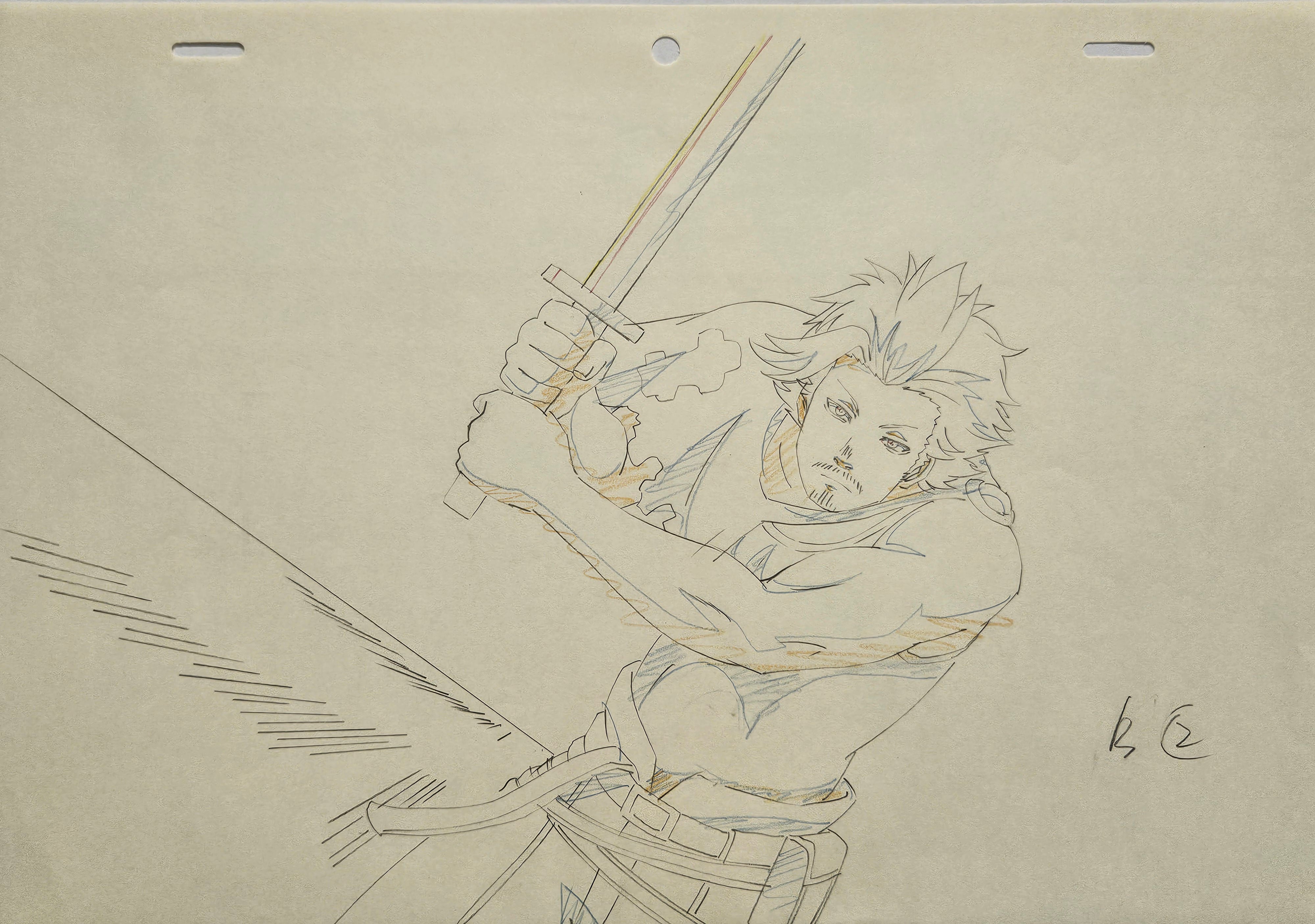 Black Clover Original Sketch (Yami Sukehiro)