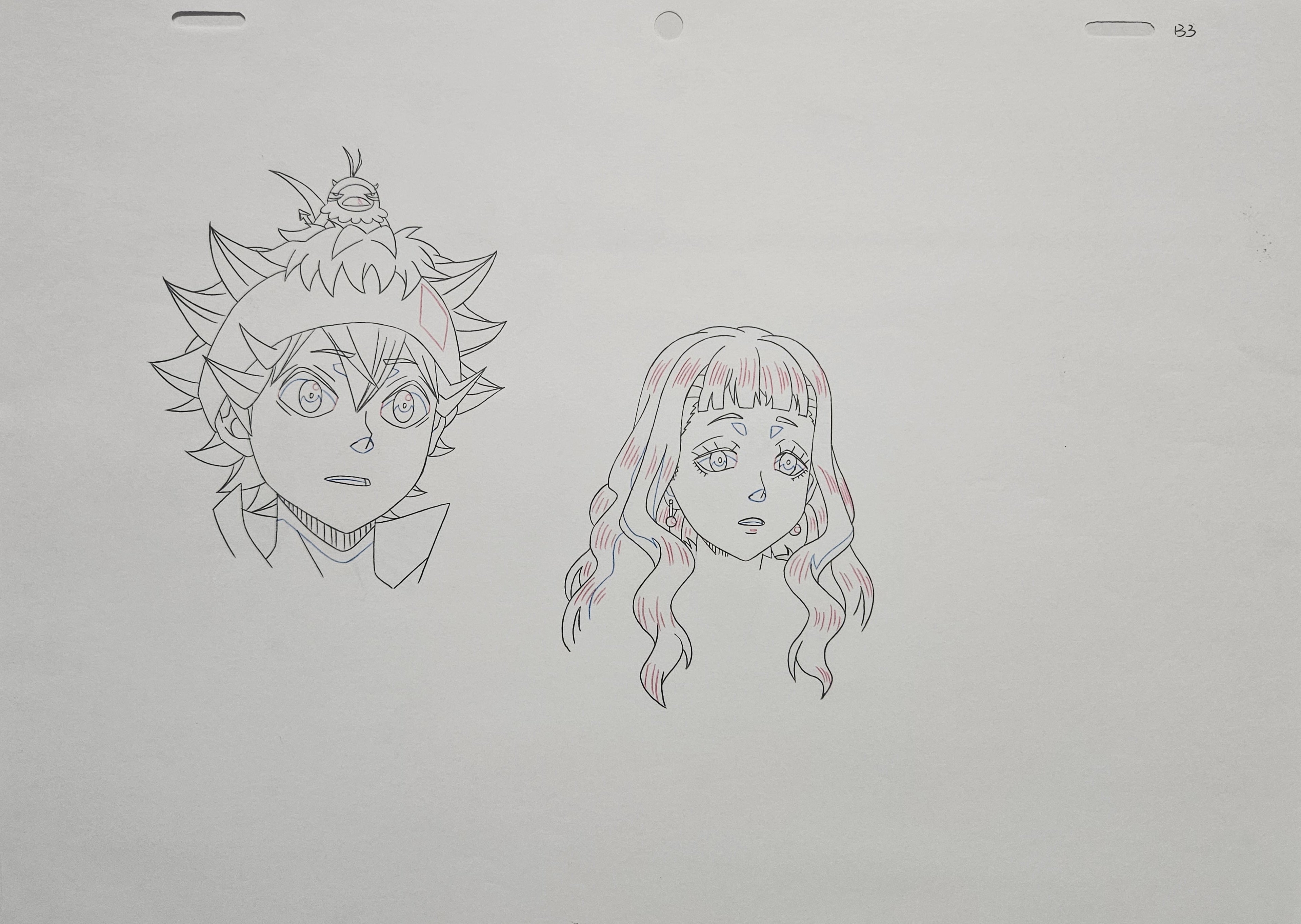 黑色四叶草原画（阿斯塔、米莫萨、尤诺）